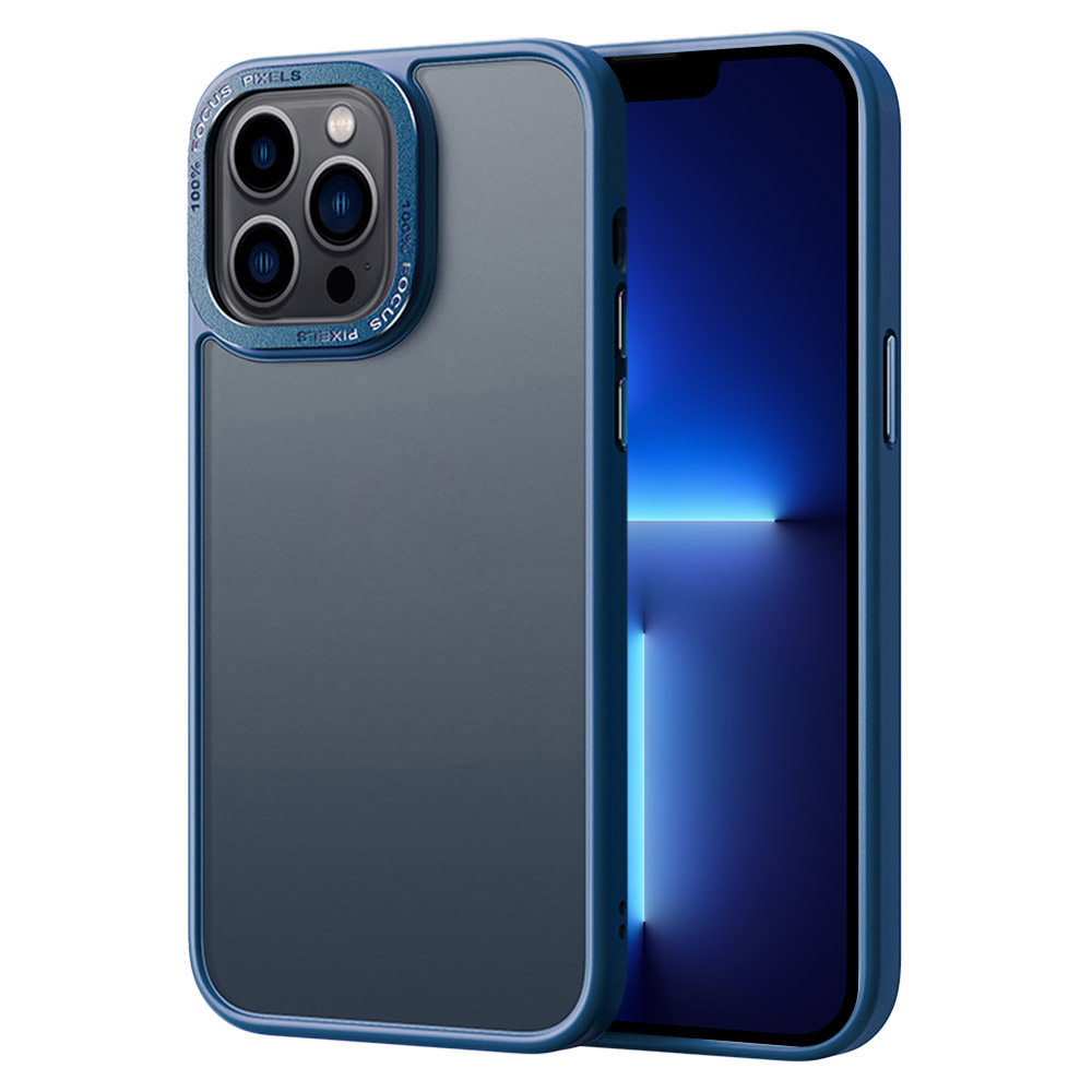 Für Das Iphone 13 Pro Max Anti-scratch Metal Camera Frame Transucent Matte Pc+tpu-hülle Skin-touch-telefonabdeckung - Saphir, iPhone 13 Pro Max
Für Das Iphone 13 Pro Max Anti-scratch Metal Camera Frame Transucent Matte Pc+tpu-hülle Skin-touch-telefonabdeckung - Saphir, iPhone 13 Pro Max