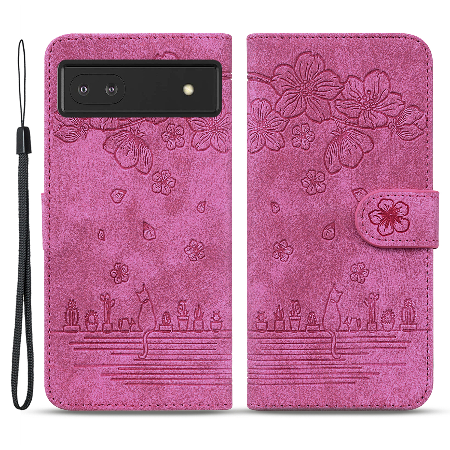 Für Google Pixel 8 PU Leder Brieftasche Hülle Geprägte Blumenkatze -stand Telefonabdeckung Mit Riemen - Rose, Google Pixel 8
Für Google Pixel 8 PU Leder Brieftasche Hülle Geprägte Blumenkatze -stand Telefonabdeckung Mit Riemen - Rose, Google Pixel 8