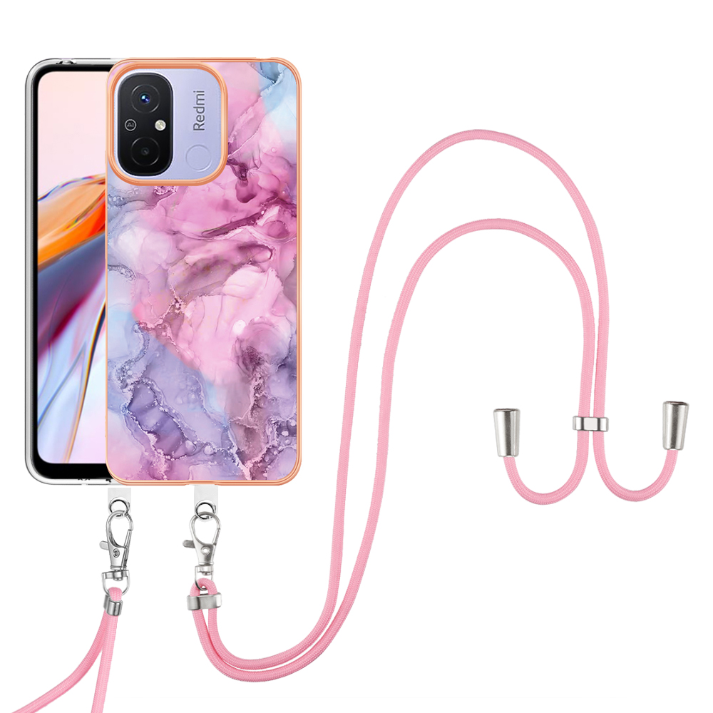 YB IMD Series-18 Style E 2,0 mm Tpu-hülle Für Xiaomi Redmi 12c 4g / 11a 4g, Marmormuster IMD -elektroplattenabdeckung Mit Lanyard - Rose, Xiaomi Redmi 12C 4G
YB IMD Series-18 Style E 2,0 mm Tpu-hülle Für Xiaomi Redmi 12c 4g / 11a 4g, Marmormuster IMD -elektroplattenabdeckung Mit Lanyard - Rose, Xiaomi Redmi 12C 4G