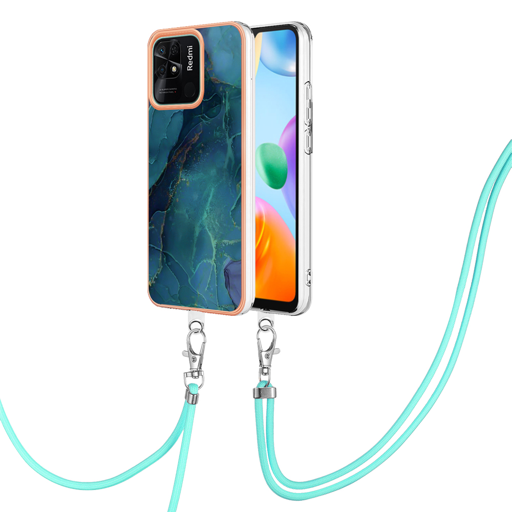 YB IMD Series-18 Style E Für Xiaomi Redmi 10c 4G Marmormuster Schlankes Gehäuse Elektroplatten 2,0 mm Tpu-telefonabdeckung Mit Lanyard - Grün, Xiaomi Redmi 10C 4G
YB IMD Series-18 Style E Für Xiaomi Redmi 10c 4G Marmormuster Schlankes Gehäuse Elektroplatten 2,0 mm Tpu-telefonabdeckung Mit Lanyard - Grün, Xiaomi Redmi 10C 4G