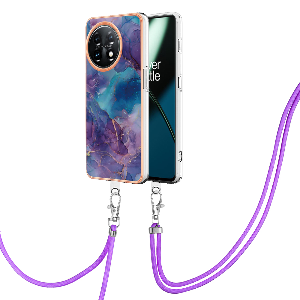 YB IMD Series-18 Style E Für OnePlus 11 5G Flexible Tpu-hülle Marmormuster 2,0 mm Elektroplatten Telefonabdeckung Mit Lanyard - Lila, OnePlus 11 5G
YB IMD Series-18 Style E Für OnePlus 11 5G Flexible Tpu-hülle Marmormuster 2,0 mm Elektroplatten Telefonabdeckung Mit Lanyard - Lila, OnePlus 11 5G