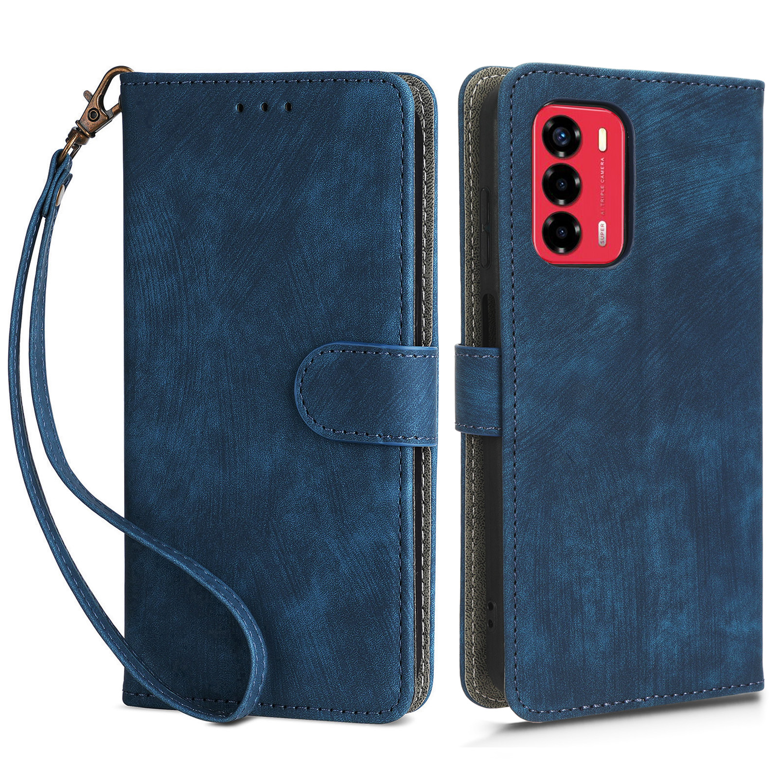 Ledertasche Für ZTE Blade A72 / V40 Vita Scratch Proof Phone Cover RFID Blocking Wallet Stand Shell - Blau, ZTE Blade A72
Ledertasche Für ZTE Blade A72 / V40 Vita Scratch Proof Phone Cover RFID Blocking Wallet Stand Shell - Blau, ZTE Blade A72