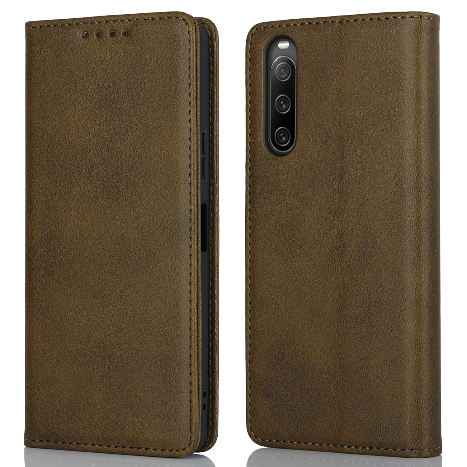 PU Leder Hülle Für Sony Xperia 10 V Kratzfestes Kalbstextur Stand Wallet Telefonabdeckung - Dunkelgrün, Sony Xperia 10 V
PU Leder Hülle Für Sony Xperia 10 V Kratzfestes Kalbstextur Stand Wallet Telefonabdeckung - Dunkelgrün, Sony Xperia 10 V