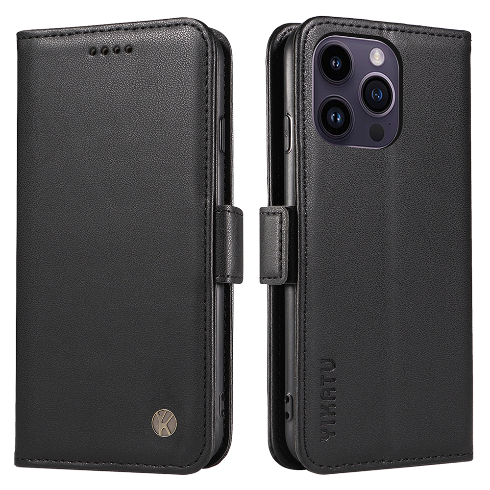 Yikatu YK-003 Für Iphone 15 Pro pu Leder Magnetic Clasp Phone Hülle Anti-drop-brieftaschen-ständer Cover - Schwarz, iPhone 15 Pro
Yikatu YK-003 Für Iphone 15 Pro pu Leder Magnetic Clasp Phone Hülle Anti-drop-brieftaschen-ständer Cover - Schwarz, iPhone 15 Pro