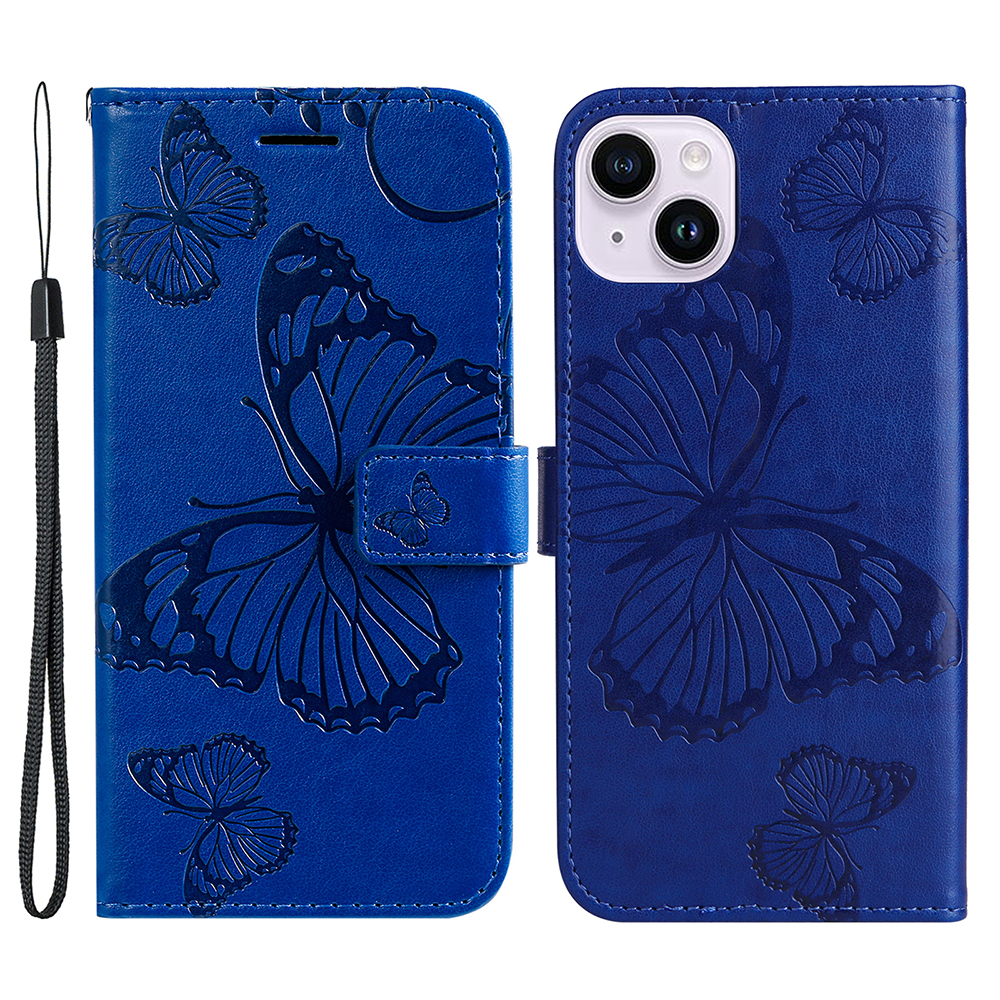 KT Spruding Flower Series-2 Für Iphone 15 Plus Telefonhülle Schmetterling Abdruck Leder Brieftasche Anti-drop-abdeckung - Blau, iPhone 15 Plus
KT Spruding Flower Series-2 Für Iphone 15 Plus Telefonhülle Schmetterling Abdruck Leder Brieftasche Anti-drop-abdeckung - Blau, iPhone 15 Plus