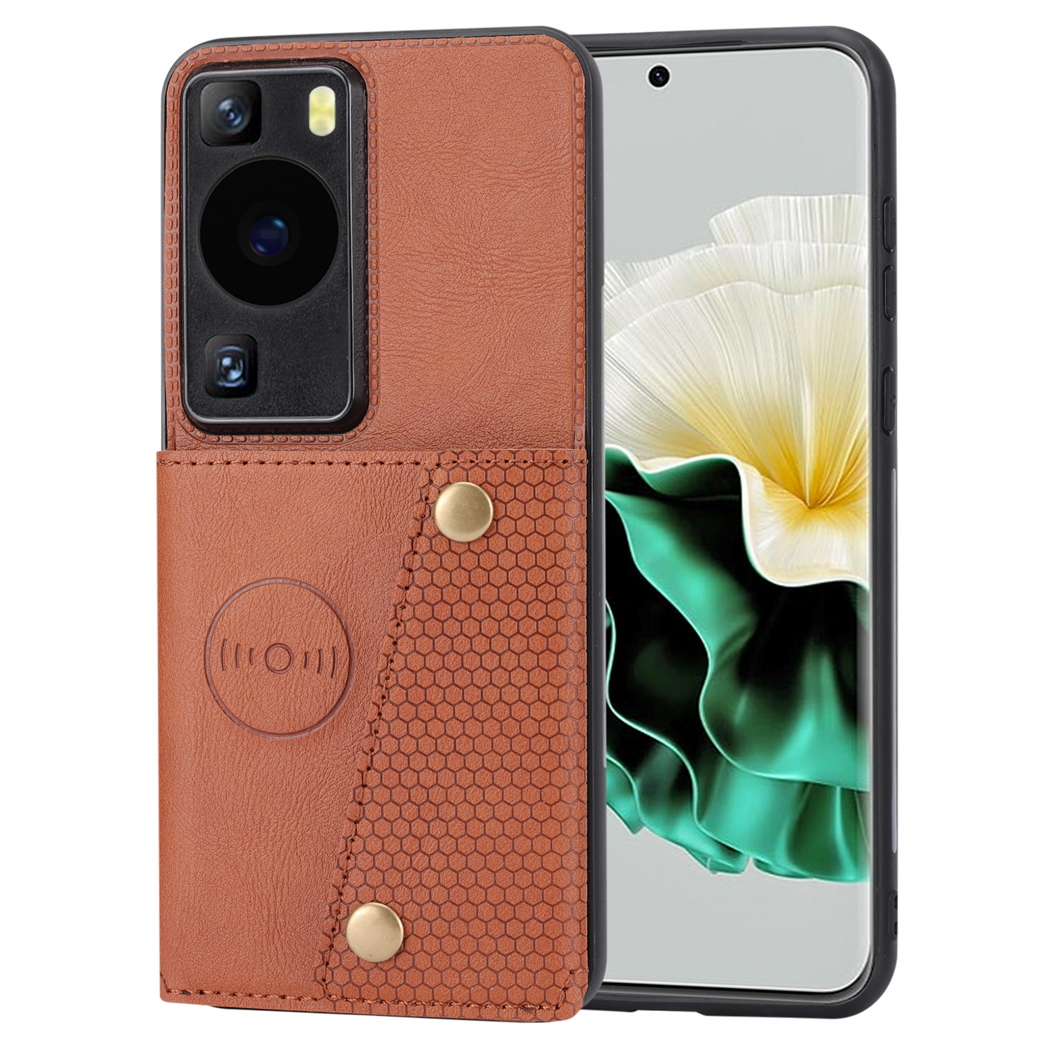 Kartenhalter -telefonhülle Für Huawei P60 Kickstand PU Lederbeschichtete TPU -rückdecke - Hellbraun, Huawei P60
Kartenhalter -telefonhülle Für Huawei P60 Kickstand PU Lederbeschichtete TPU -rückdecke - Hellbraun, Huawei P60