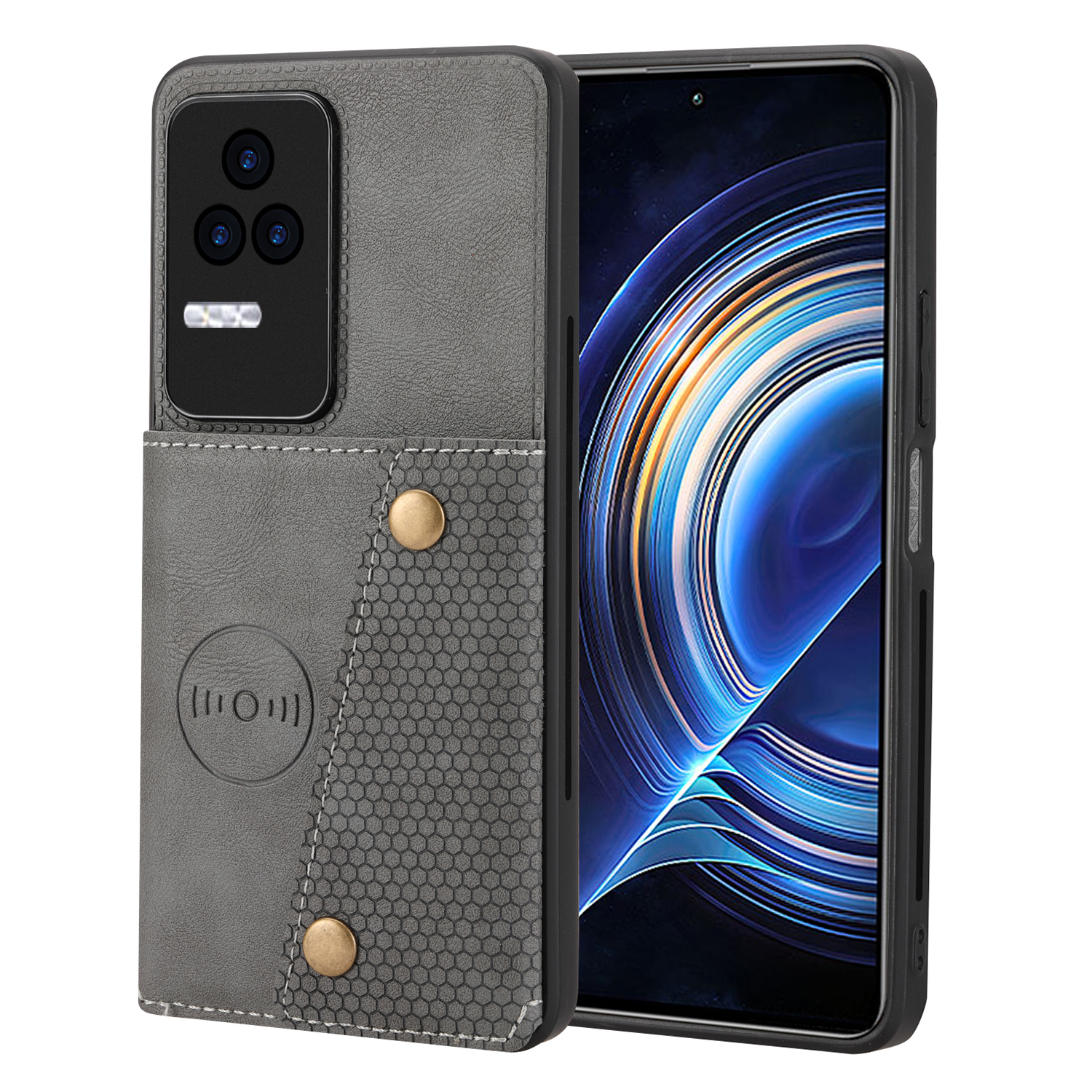 Für Xiaomi Redmi K40S 5G / Poco F4 5G Kartenhalter Kickstand PU Lederbeschichtete Tpu-anti-fall-telefonabdeckung - Grau, Xiaomi Redmi K40S 5G
Für Xiaomi Redmi K40S 5G / Poco F4 5G Kartenhalter Kickstand PU Lederbeschichtete Tpu-anti-fall-telefonabdeckung - Grau, Xiaomi Redmi K40S 5G