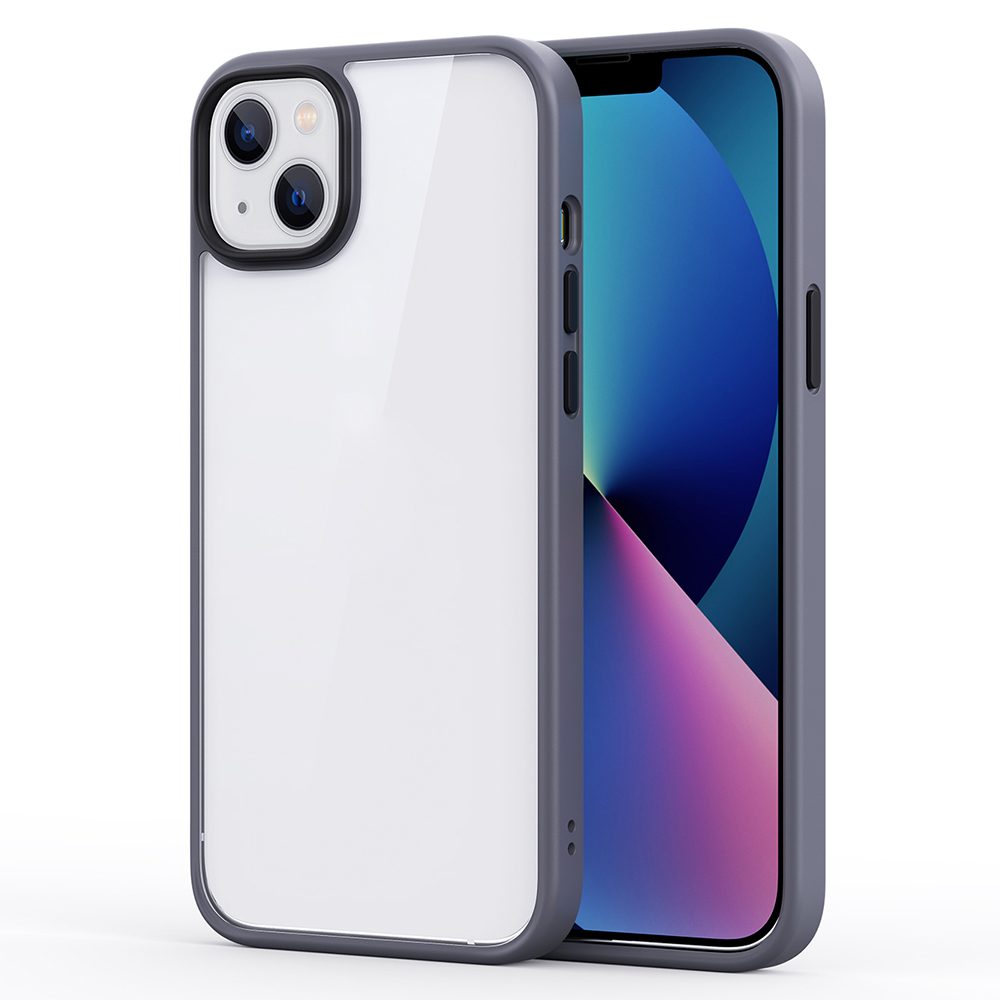 Für Iphone 13 Mini 5,4 Zoll Mattes Schockdelefonhülle TPU+PC Transparenter Rückzugabdeckung - Grau, iPhone 13 mini
Für Iphone 13 Mini 5,4 Zoll Mattes Schockdelefonhülle TPU+PC Transparenter Rückzugabdeckung - Grau, iPhone 13 mini