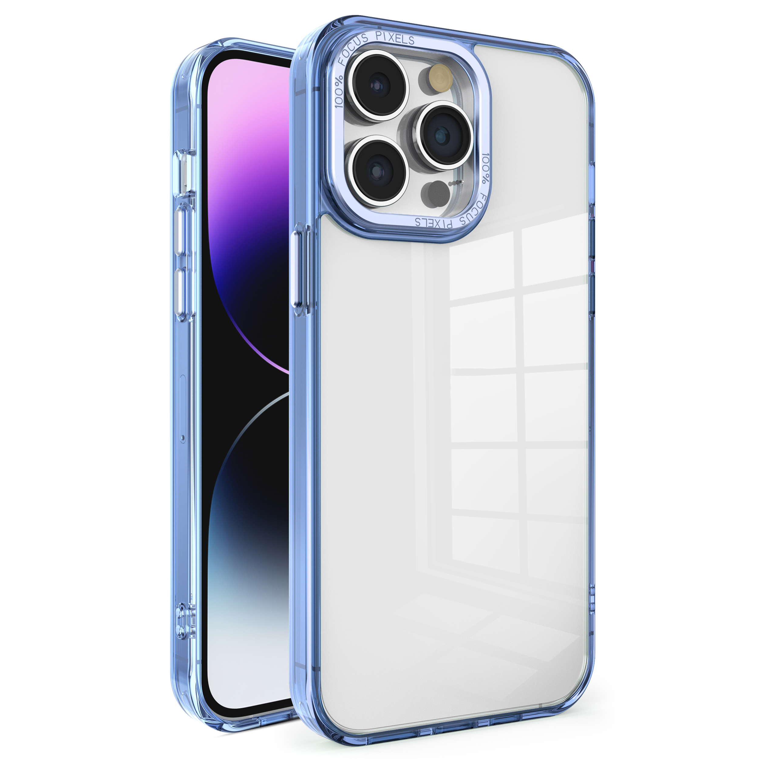 Für Das Iphone 14 Pro Max Crystal Series Back Cover Transparent Schockdes PC+TPU -telefonfall - Blau, iPhone 14 Pro Max
Für Das Iphone 14 Pro Max Crystal Series Back Cover Transparent Schockdes PC+TPU -telefonfall - Blau, iPhone 14 Pro Max