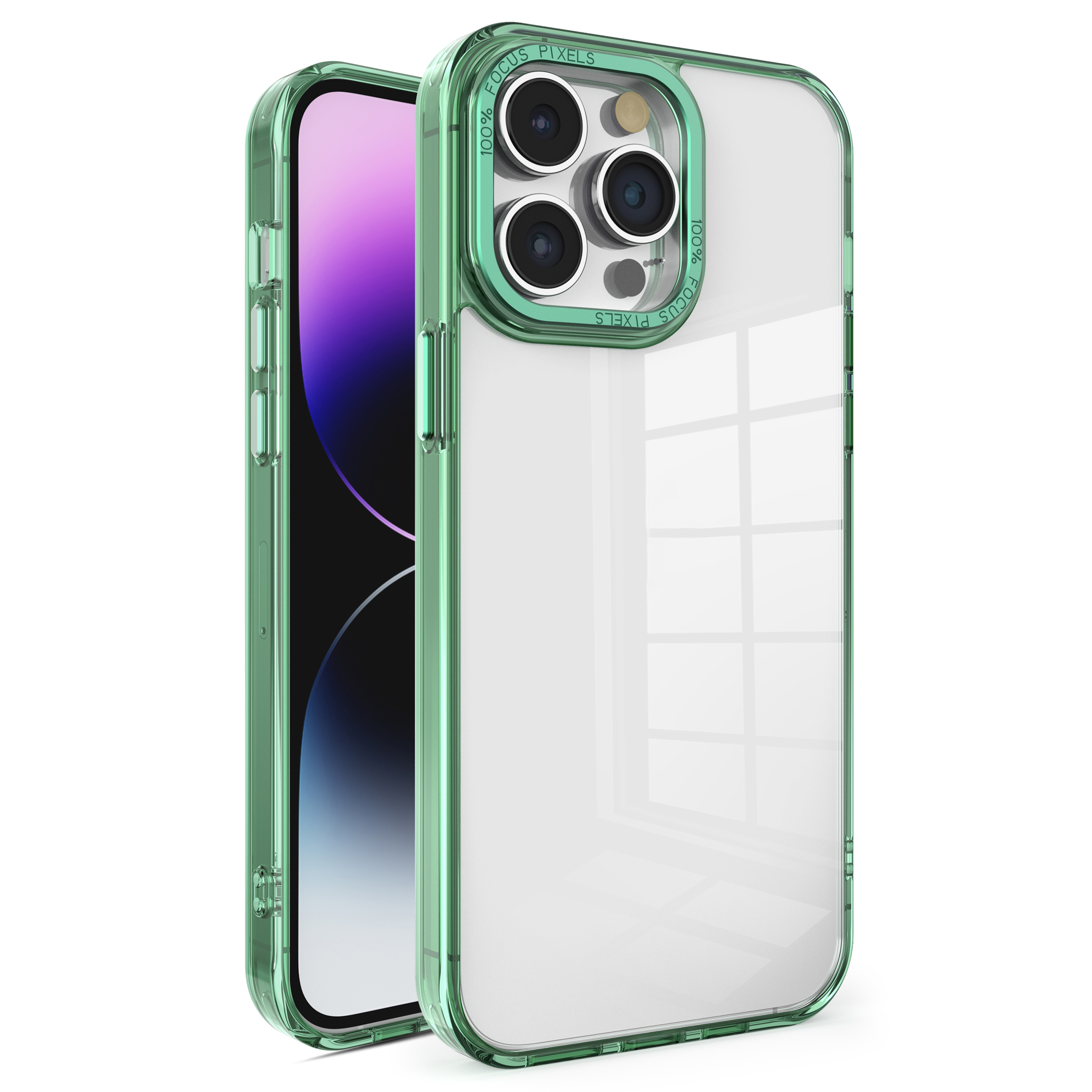 Für Iphone 14 Pro Crystal -serie Fallschutz Zurück -abdeckung Transparentes PC+TPU -telefonfall - Grün, iPhone 14 Pro
Für Iphone 14 Pro Crystal -serie Fallschutz Zurück -abdeckung Transparentes PC+TPU -telefonfall - Grün, iPhone 14 Pro