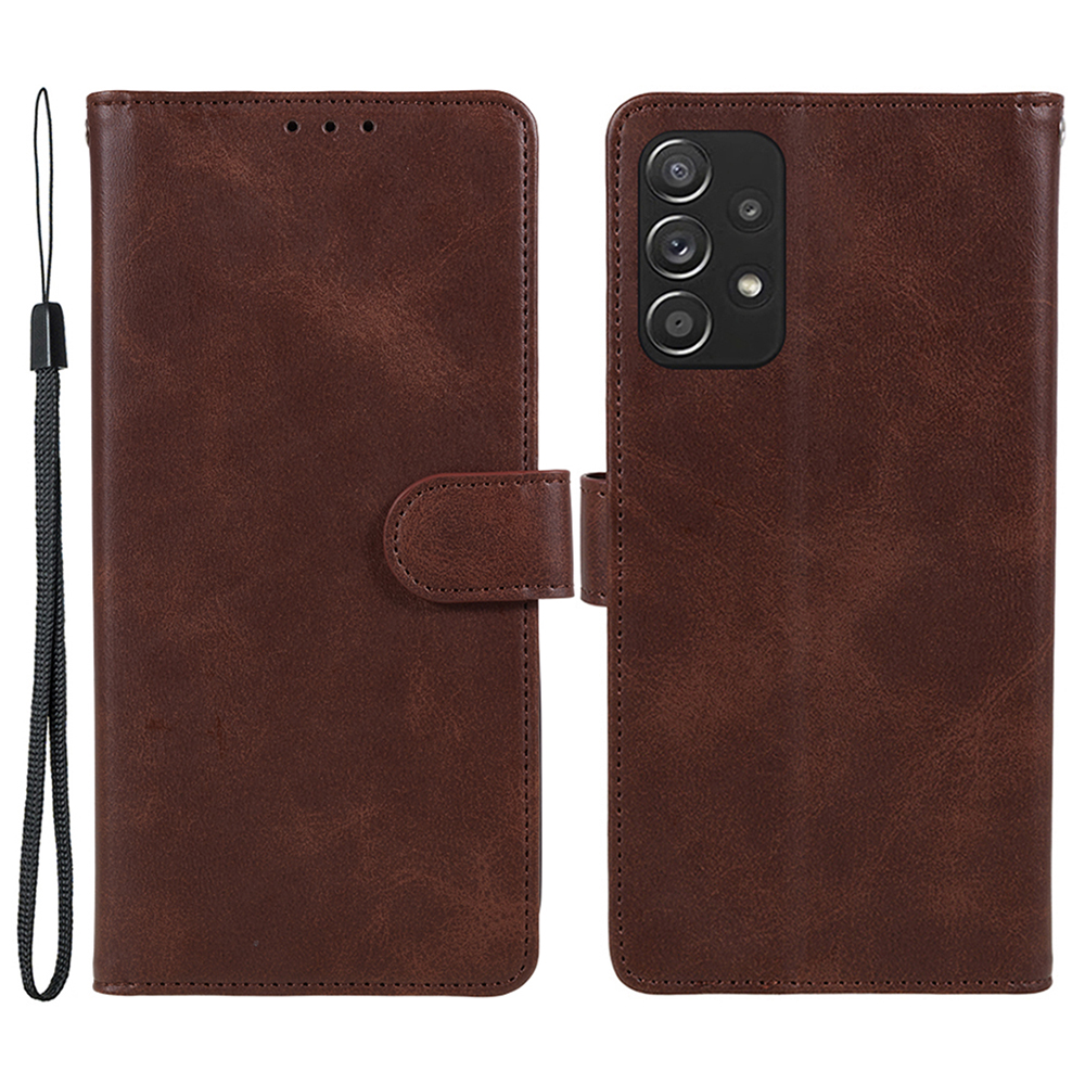 Für Samsung Galaxy A23 4G / A23 5G (globale Version) Stand Phone Hülle Calf Textur PU Leder Brieftaschenabdeckung - Braun, Galaxy A23 5G (Global Version)
Für Samsung Galaxy A23 4G / A23 5G (globale Version) Stand Phone Hülle Calf Textur PU Leder Brieftaschenabdeckung - Braun, Galaxy A23 5G (Global Version)