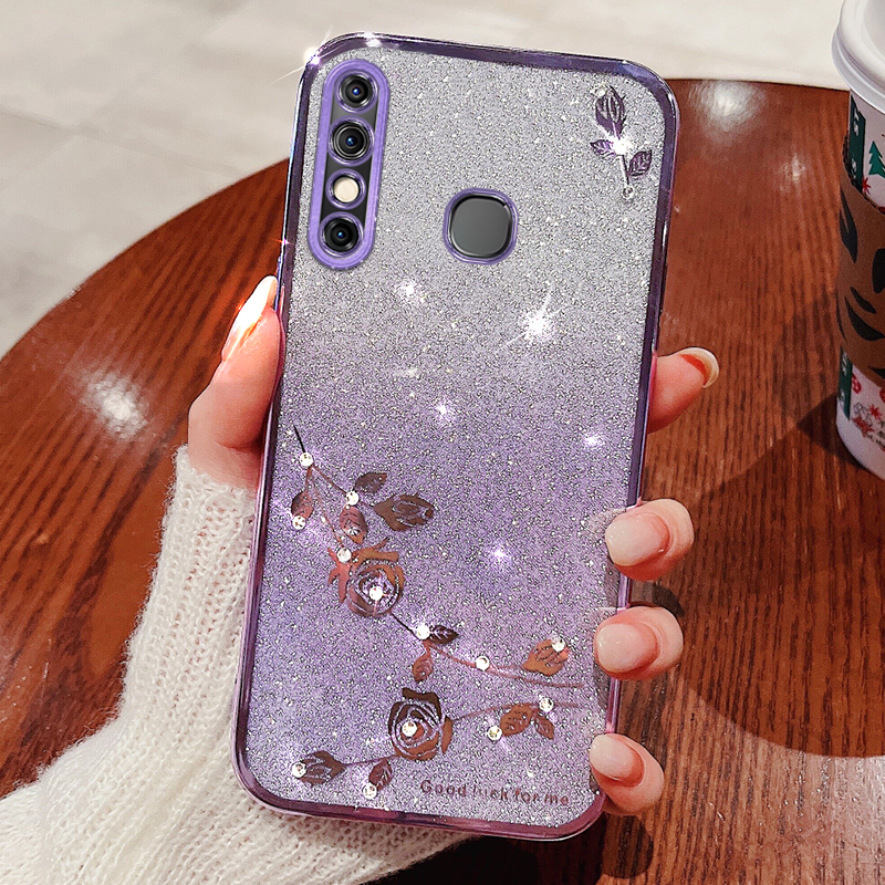 Strassblütenhülle Für Infinix Hot 8 Gradient Glitter TPU -schutzschutz - Lila, Infinix Hot 8
Strassblütenhülle Für Infinix Hot 8 Gradient Glitter TPU -schutzschutz - Lila, Infinix Hot 8