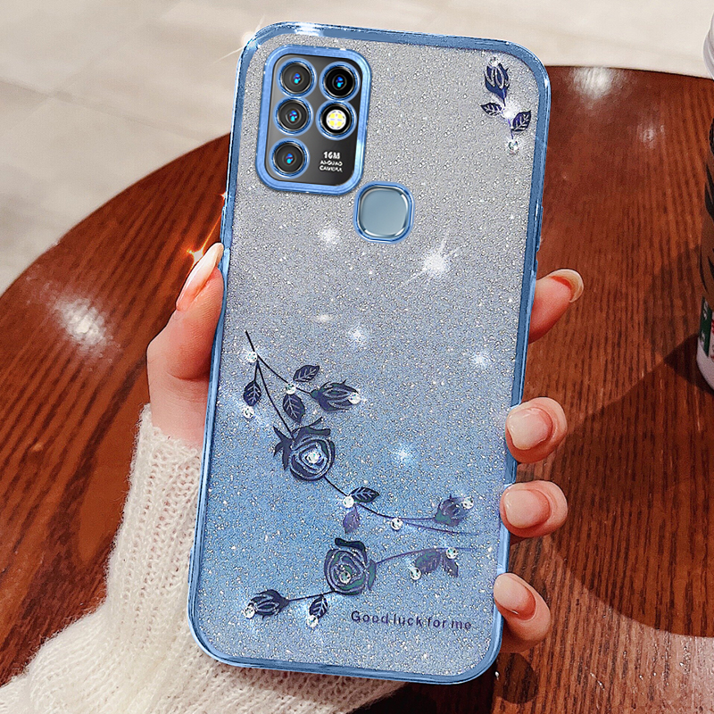 Strassblütenhülle Für Infinix Hot 10, Gradienten-glitzer-anti-drop-tpu-abdeckung - Blau, Infinix Hot 10
Strassblütenhülle Für Infinix Hot 10, Gradienten-glitzer-anti-drop-tpu-abdeckung - Blau, Infinix Hot 10