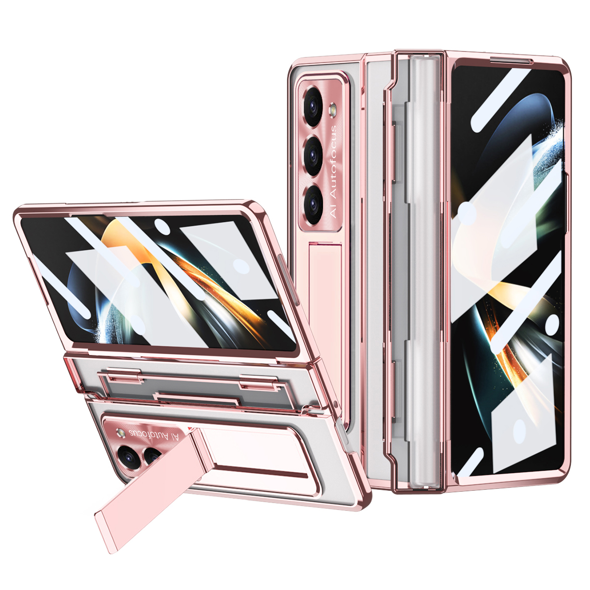 Für Das Samsung Galaxy Z Fold5 5G Kickstand PC -hülle Schockfaltfalt Telefonabdeckung - Rosa, Galaxy Z Fold5 5G
Für Das Samsung Galaxy Z Fold5 5G Kickstand PC -hülle Schockfaltfalt Telefonabdeckung - Rosa, Galaxy Z Fold5 5G
