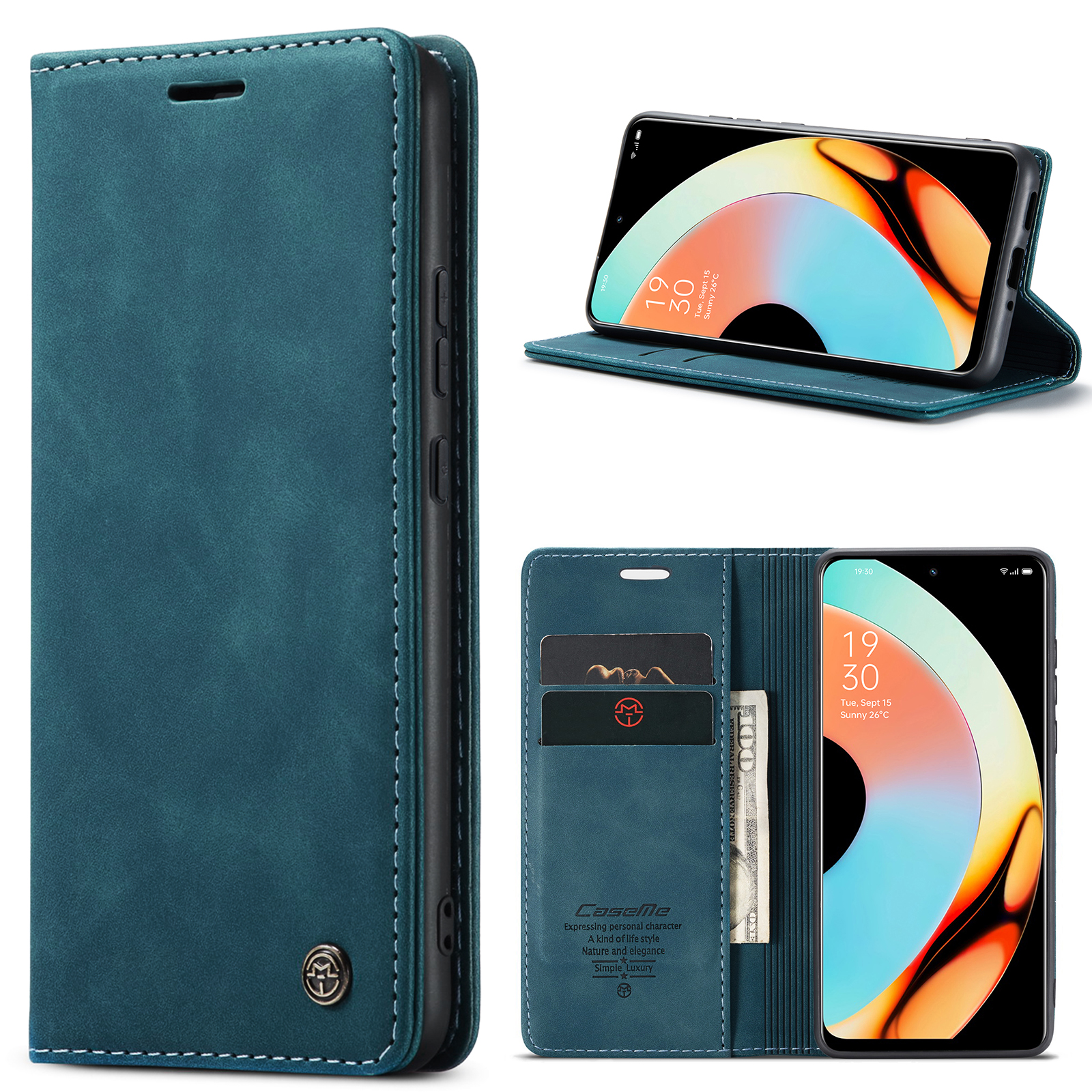 Caseme 013 -serie Für Realme 10 Pro+ 5G Leder Brieftaschenstillhülle Volle Schutzabdeckung - Blau, Realme 10 Pro+ 5G
Caseme 013 -serie Für Realme 10 Pro+ 5G Leder Brieftaschenstillhülle Volle Schutzabdeckung - Blau, Realme 10 Pro+ 5G