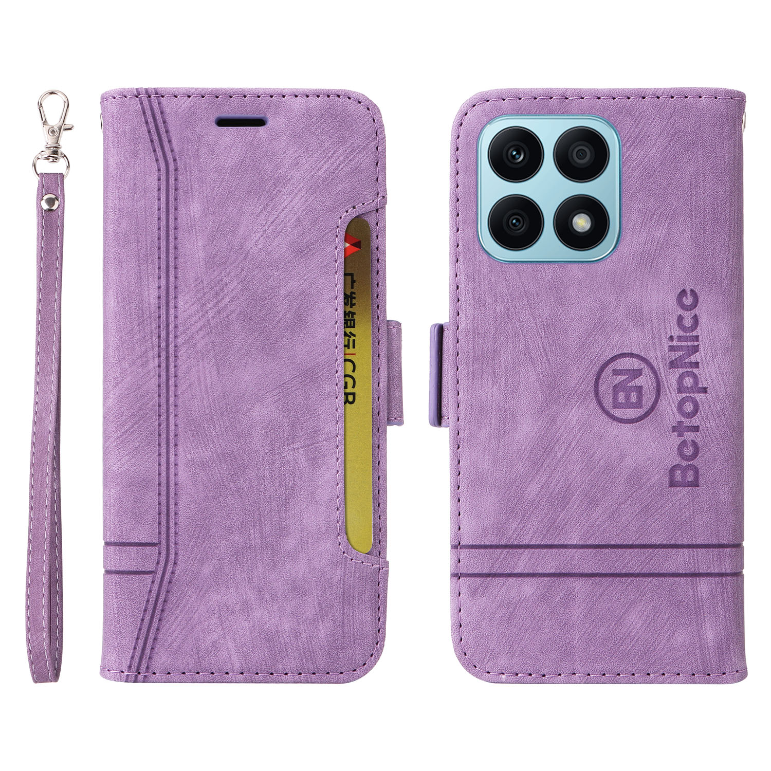 Betopnice 001 Für Ehren X8a 4G Geprinte Linie Anti-drop-telefonhülle PU Leder Brieftasche Cover - Lila, Honor X8a 4G
Betopnice 001 Für Ehren X8a 4G Geprinte Linie Anti-drop-telefonhülle PU Leder Brieftasche Cover - Lila, Honor X8a 4G