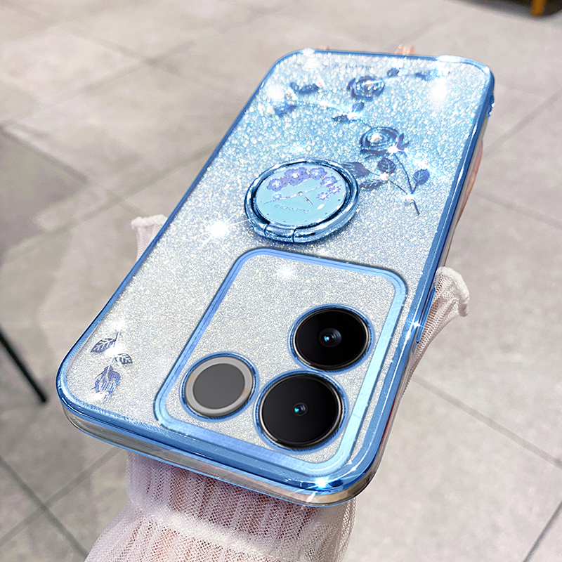 Strassblütenhülle Für Vivo S17e 5G Glitter Gradient Ring Ring Kickstand TPU Cover - Blau, vivo S17e 5G
Strassblütenhülle Für Vivo S17e 5G Glitter Gradient Ring Ring Kickstand TPU Cover - Blau, vivo S17e 5G