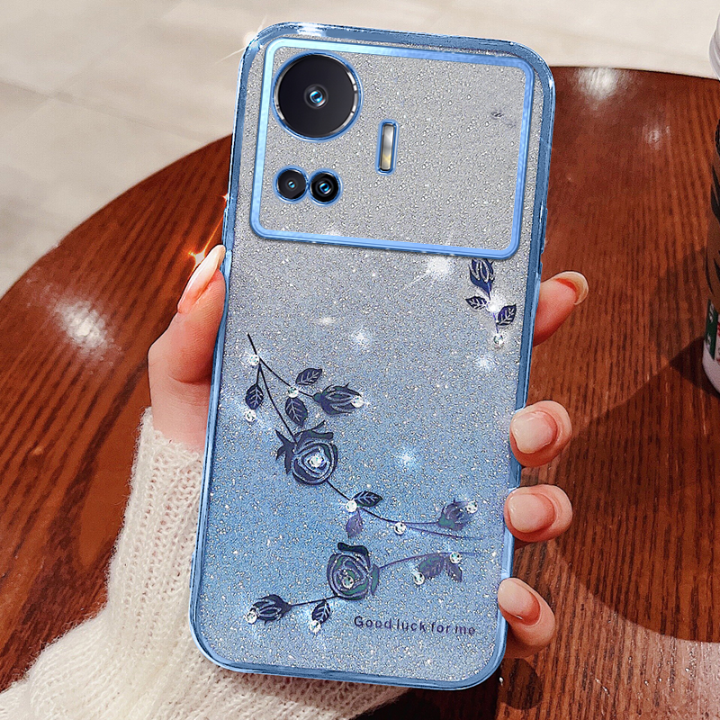Für Realme GT Neo5 SE 5G Stilvolle Strassblume TPU Cover Gradient Glitter Phone Hülle - Blau, Realme GT Neo5 SE 5G
Für Realme GT Neo5 SE 5G Stilvolle Strassblume TPU Cover Gradient Glitter Phone Hülle - Blau, Realme GT Neo5 SE 5G