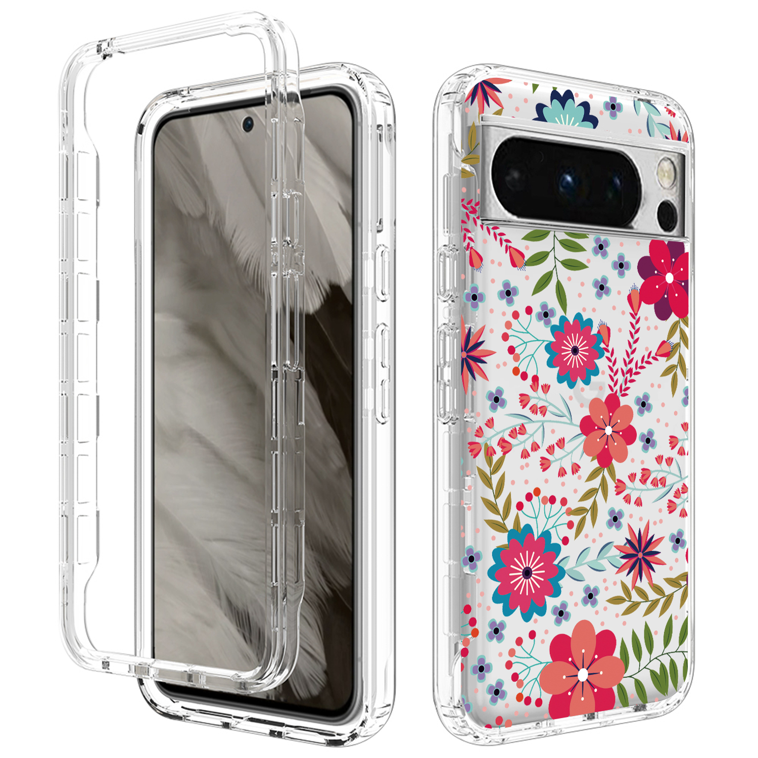 Musterdruckphase Für Google Pixel 8 Pro, Pc-frame + Tpu-anti-drop-löschen-telefonabdeckung - Blume Und Blatt, Google Pixel 8 Pro
Musterdruckphase Für Google Pixel 8 Pro, Pc-frame + Tpu-anti-drop-löschen-telefonabdeckung - Blume Und Blatt, Google Pixel 8 Pro