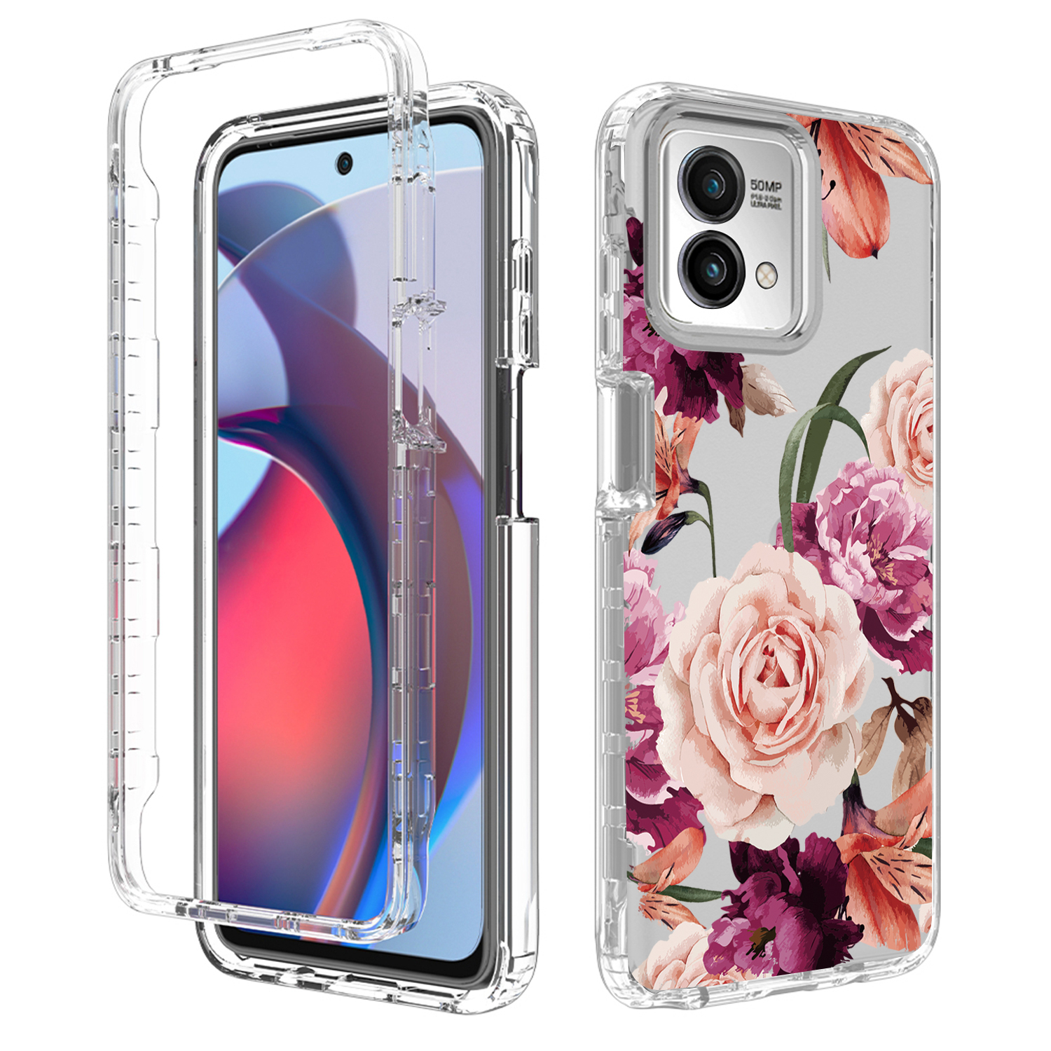 PC -rahmen + TPU -telefonfall Für Motorola Moto G Stylus 5G (2023), Musterdruck Klarer Telefonabdeckung - Lila Blume, Motorola Moto G Stylus 5G (2023)
PC -rahmen + TPU -telefonfall Für Motorola Moto G Stylus 5G (2023), Musterdruck Klarer Telefonabdeckung - Lila Blume, Motorola Moto G Stylus 5G (2023)