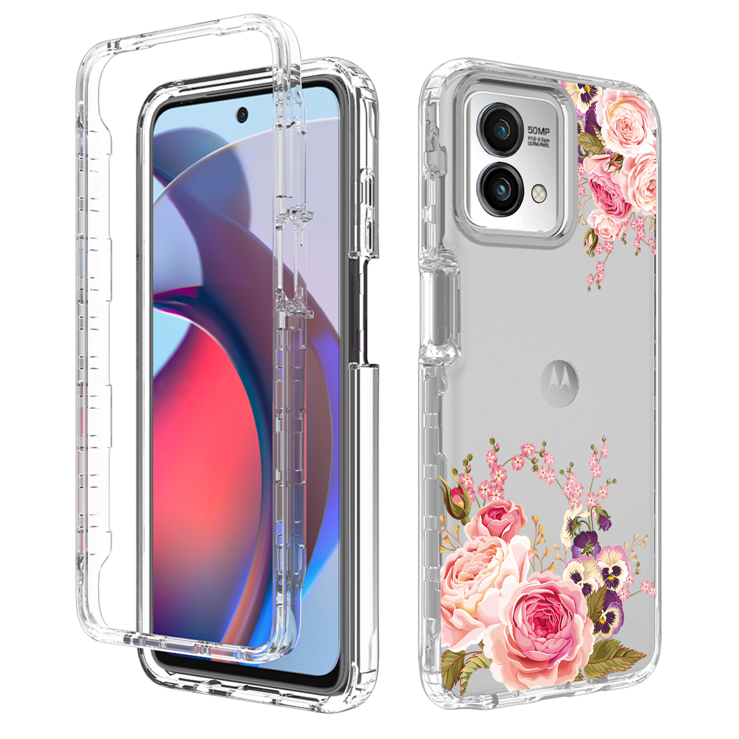 PC -rahmen + TPU -telefonfall Für Motorola Moto G Stylus 5G (2023), Musterdruck Klarer Telefonabdeckung - Rose, Motorola Moto G Stylus 5G (2023)
PC -rahmen + TPU -telefonfall Für Motorola Moto G Stylus 5G (2023), Musterdruck Klarer Telefonabdeckung - Rose, Motorola Moto G Stylus 5G (2023)
