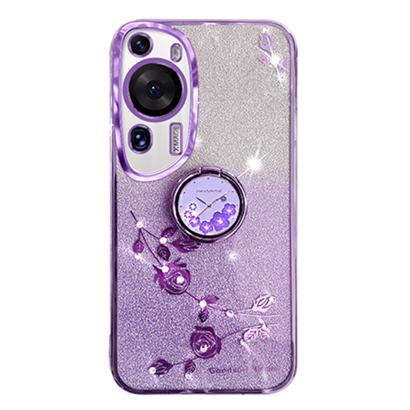 Für Huawei P60 Art Strass -stone Flower TPU -deckung Stylish Glitter Phone Hülle Mit Ringkickstand - Lila, Huawei P60 Art
Für Huawei P60 Art Strass -stone Flower TPU -deckung Stylish Glitter Phone Hülle Mit Ringkickstand - Lila, Huawei P60 Art