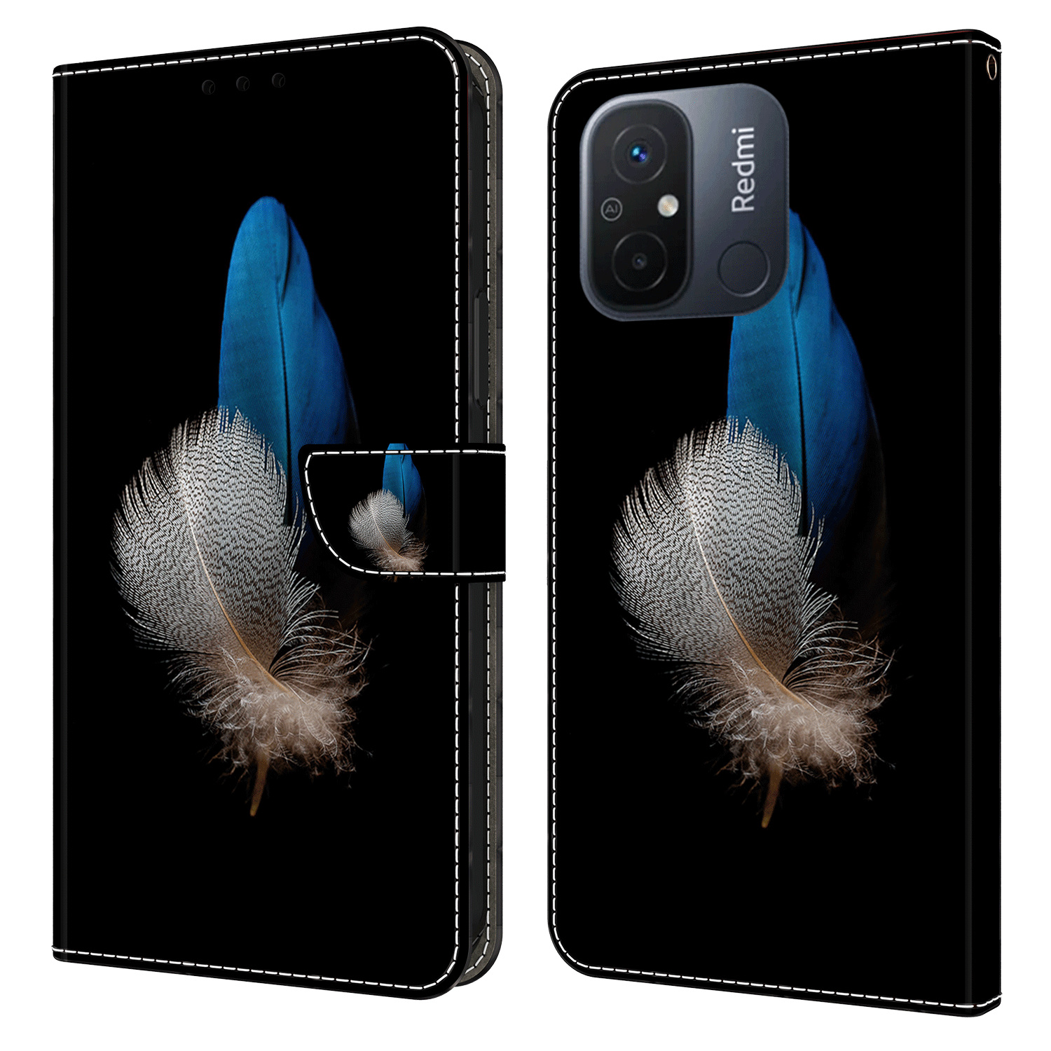 Leder -telefonhülle Für Xiaomi Poco C55 4G / Redmi 11a 4g / 12C 4g, 3D -musterdruckstillwandabdeckung - Zwei Federn, Xiaomi Poco C55 4G
Leder -telefonhülle Für Xiaomi Poco C55 4G / Redmi 11a 4g / 12C 4g, 3D -musterdruckstillwandabdeckung - Zwei Federn, Xiaomi Poco C55 4G