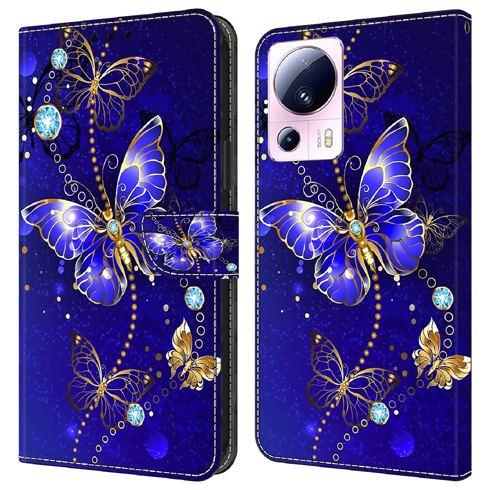 Für Xiaomi 13 Lite / Civi 2 5G PU Leder Telefon Hülle 3D Muster Druckständer Flip Wallet Wallet - Diamond Butterfly, Xiaomi 13 Lite
Für Xiaomi 13 Lite / Civi 2 5G PU Leder Telefon Hülle 3D Muster Druckständer Flip Wallet Wallet - Diamond Butterfly, Xiaomi 13 Lite