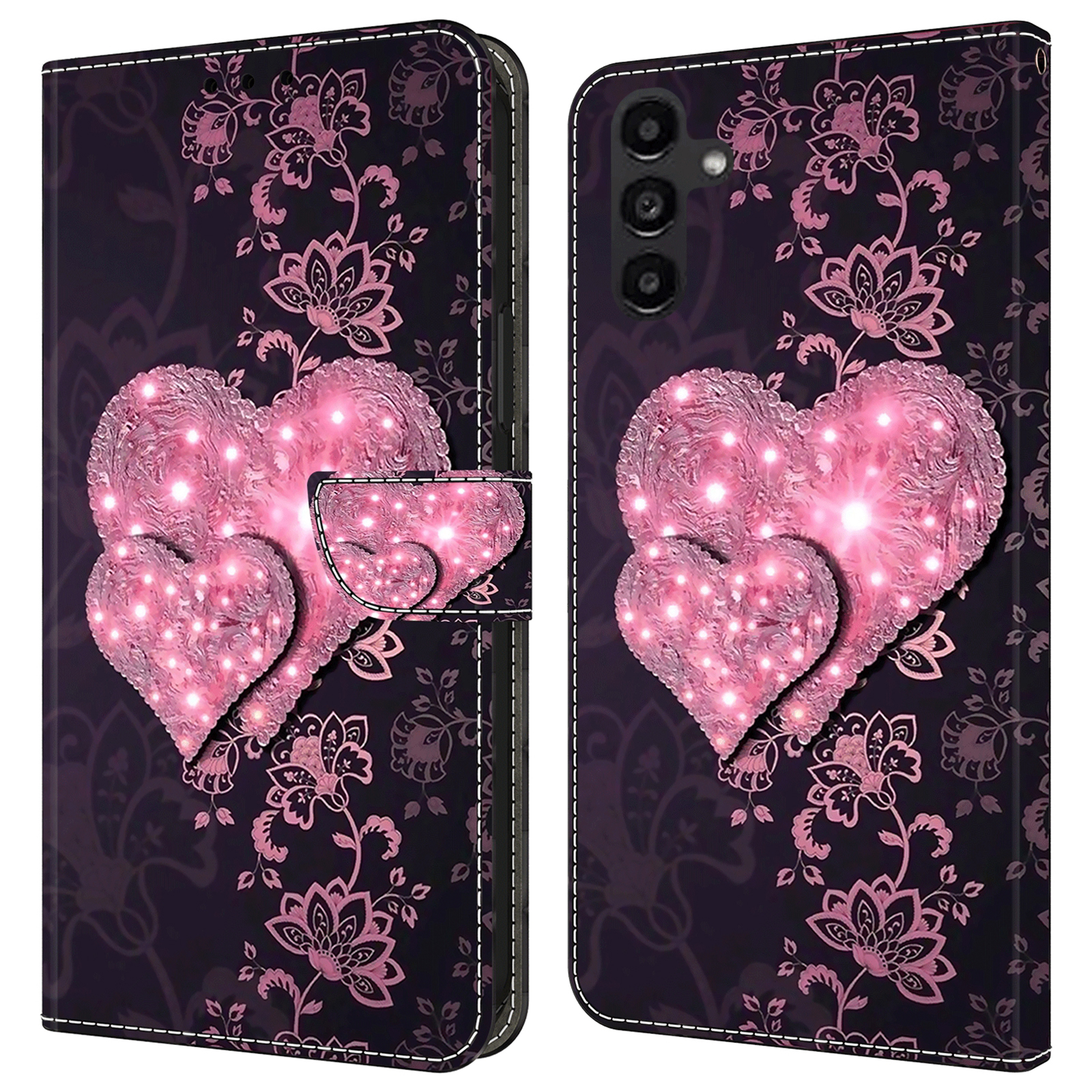 Für Samsung Galaxy A14 4G / 5g Leder Brieftasche Hülle Ständer 3D Muster Druckschutzhilfeabdeckung - Spitzenherzen, Galaxy A14 4G
Für Samsung Galaxy A14 4G / 5g Leder Brieftasche Hülle Ständer 3D Muster Druckschutzhilfeabdeckung - Spitzenherzen, Galaxy A14 4G