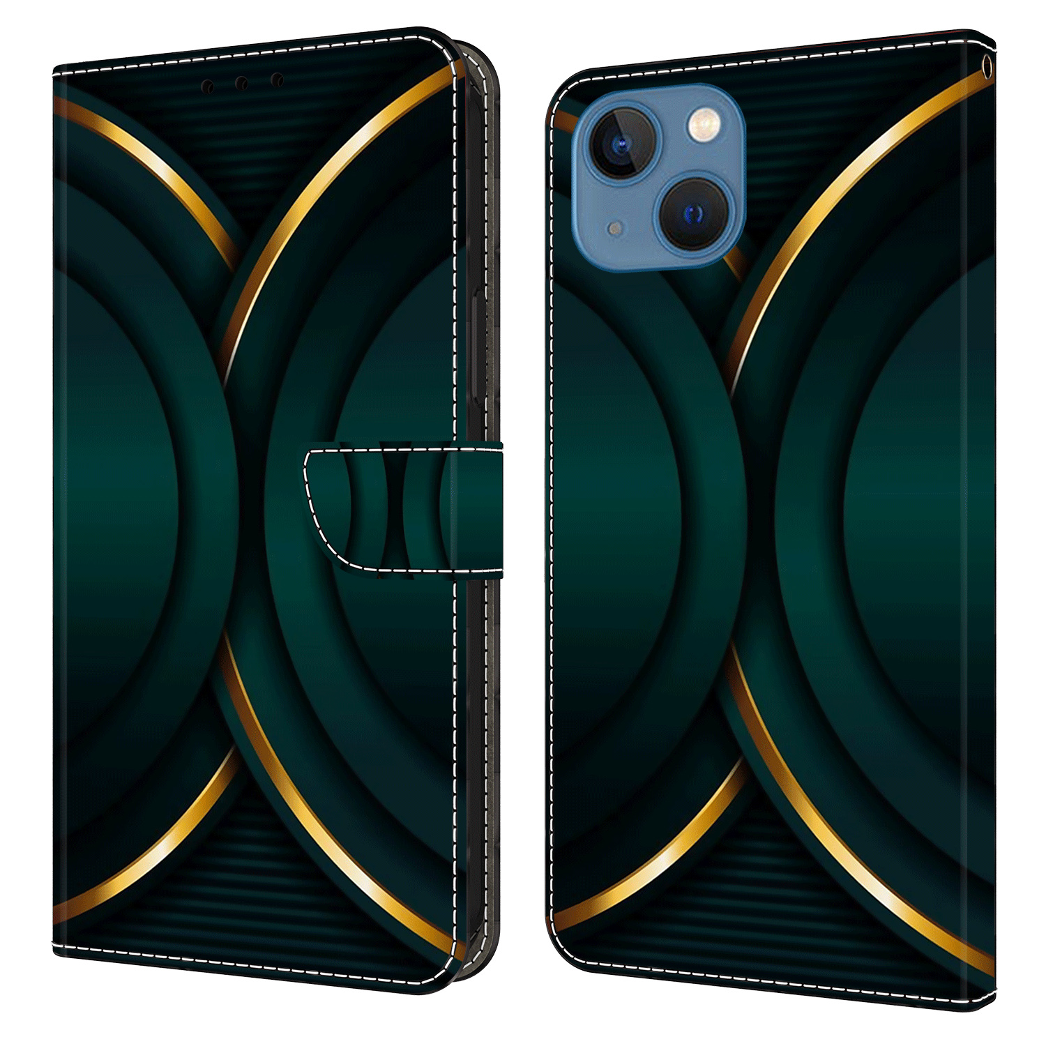 Für Iphone 13 Brieftasche Hülle PU Leder Magnetische Schließung 3D Muster Stand Telefonabdeckung - Goldkontur, iPhone 13
Für Iphone 13 Brieftasche Hülle PU Leder Magnetische Schließung 3D Muster Stand Telefonabdeckung - Goldkontur, iPhone 13