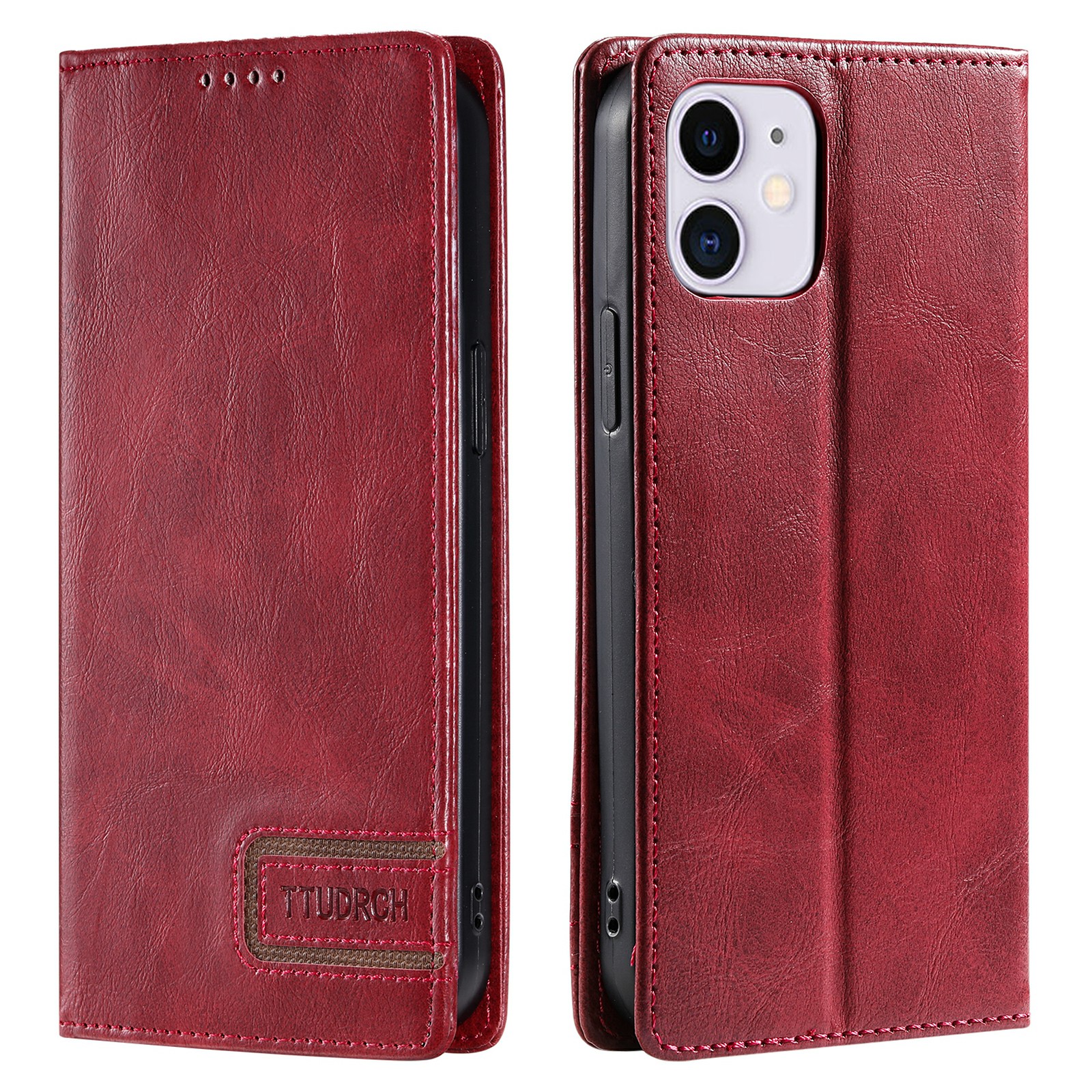 Ttudrch Style 007 PU Leder RFID -blockierkoffer Für Iphone 11 Wallet Stand Telefonabdeckung - Weinrot, iPhone 11
Ttudrch Style 007 PU Leder RFID -blockierkoffer Für Iphone 11 Wallet Stand Telefonabdeckung - Weinrot, iPhone 11