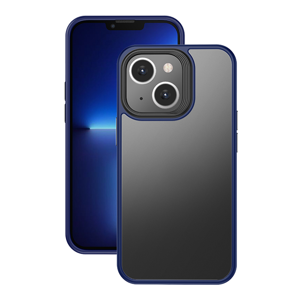 Für Iphone 13 Transucent Matte Case PC+TPU Drop Protection Phone Deckung - Navy Blau, iPhone 13
Für Iphone 13 Transucent Matte Case PC+TPU Drop Protection Phone Deckung - Navy Blau, iPhone 13