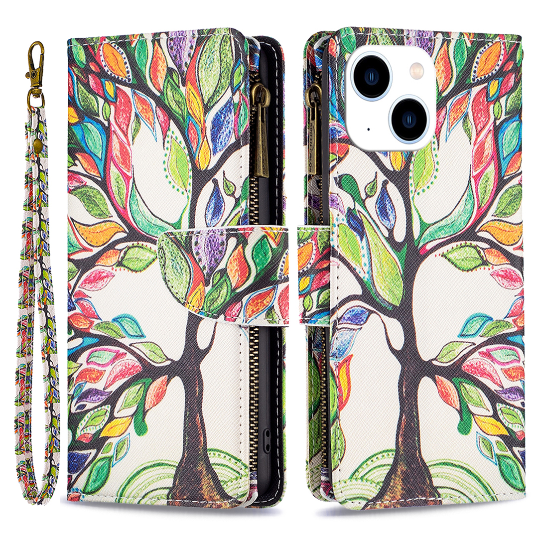 BF03 PU Leder Reißverschluss Pocket Phone Hülle Für Iphone 15, Musterdruckstillschriftenabdeckung - Lebensbaum, iPhone 15
BF03 PU Leder Reißverschluss Pocket Phone Hülle Für Iphone 15, Musterdruckstillschriftenabdeckung - Lebensbaum, iPhone 15