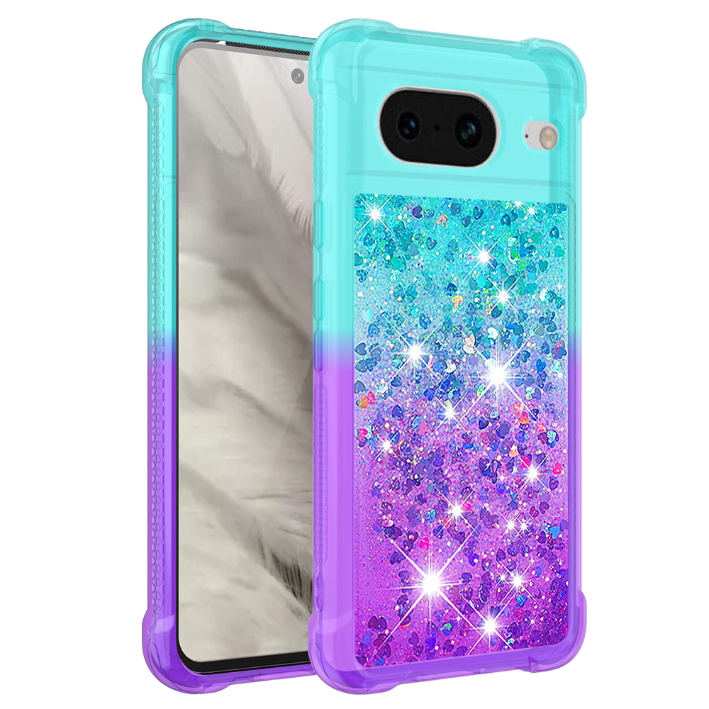YB Quicksand Series-3 Für Google Pixel 8 Schwimmende Flüssigkeits-pailletten Telefonhülle Gradient Tpu-abdeckung - Himmelblau+lila, Google Pixel 8
YB Quicksand Series-3 Für Google Pixel 8 Schwimmende Flüssigkeits-pailletten Telefonhülle Gradient Tpu-abdeckung - Himmelblau+lila, Google Pixel 8