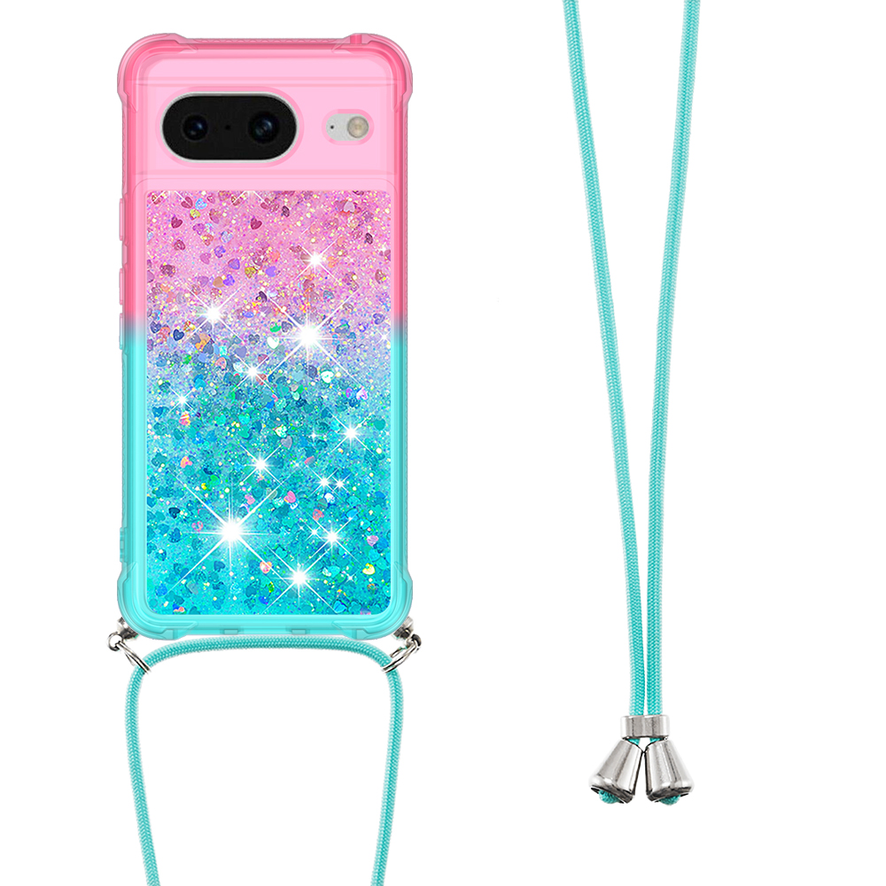 YB Quicksand Series-6 Für Google Pixel 8 TPU Phone Hülle Flüssigkeitsablaufverlaufsabdeckung Mit Lanyard - Pink+himmelblau, Google Pixel 8
YB Quicksand Series-6 Für Google Pixel 8 TPU Phone Hülle Flüssigkeitsablaufverlaufsabdeckung Mit Lanyard - Pink+himmelblau, Google Pixel 8