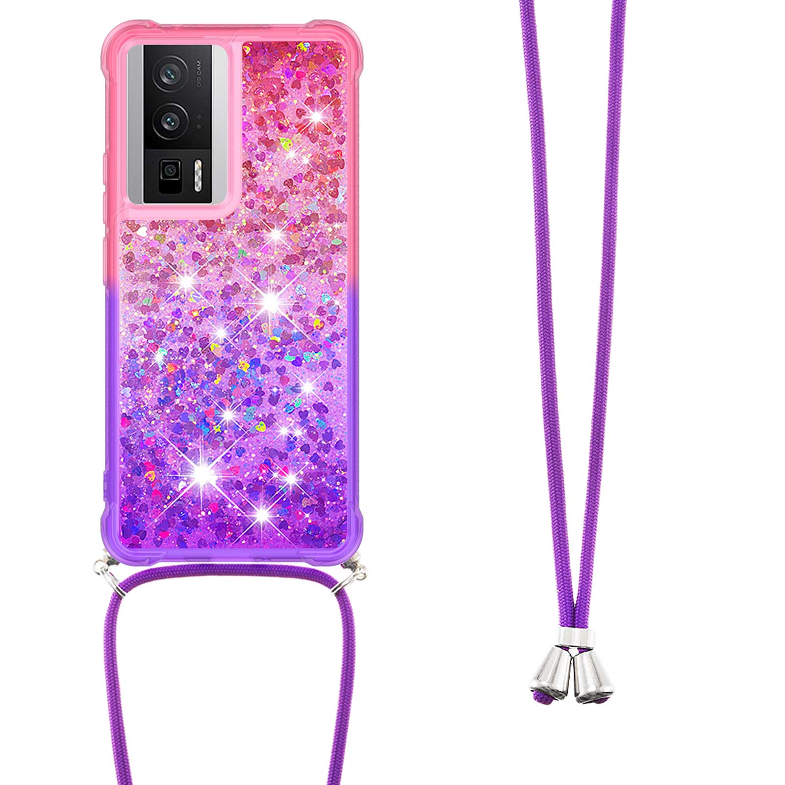 YB Quicksand Series-6 Für Xiaomi Poco F5 Pro 5G / Redmi K60 5G / K60 Pro 5G Gradient Flüssigkeit Pailletten Abdecken Die TPU -telefonhülle Mit Lanyard - Pink+lila, Xiaomi Poco F5 Pro 5G
YB Quicksand Series-6 Für Xiaomi Poco F5 Pro 5G / Redmi K60 5G / K60 Pro 5G Gradient Flüssigkeit Pailletten Abdecken Die TPU -telefonhülle Mit Lanyard - Pink+lila, Xiaomi Poco F5 Pro 5G