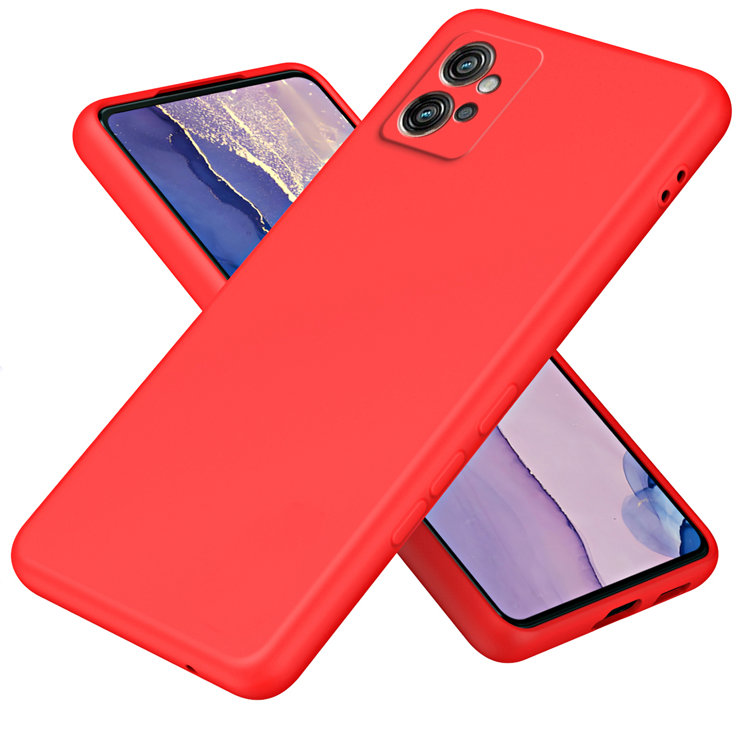 Für Motorola Moto G32 4G Anti-kollision 2,2 mm Schutzabdeckung Faserfaser + Tpu-telefonhülle - Rot, Motorola Moto G32 4G
Für Motorola Moto G32 4G Anti-kollision 2,2 mm Schutzabdeckung Faserfaser + Tpu-telefonhülle - Rot, Motorola Moto G32 4G