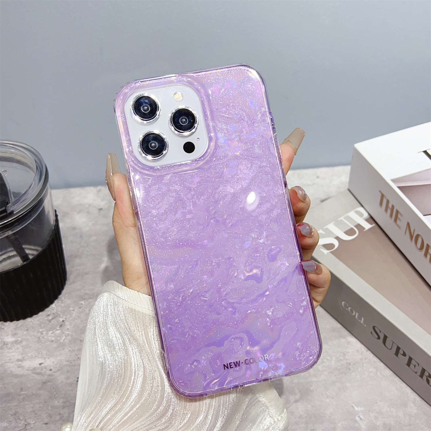 Für Iphone 13 Pro Max. 6,7 Zoll Shell Muster TPU+PC Phone Case IMD Anti-scratch-abdeckung - Helles Lila, iPhone 13 Pro Max
Für Iphone 13 Pro Max. 6,7 Zoll Shell Muster TPU+PC Phone Case IMD Anti-scratch-abdeckung - Helles Lila, iPhone 13 Pro Max
