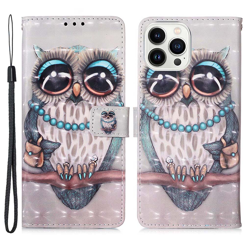 YB Muster Druckleder Serie-2 Für Iphone 15 Pro Max Wallet Phone Hülle 3D Muster Gedrucktes Ständer Cover - Graue Eule, iPhone 15 Pro Max
YB Muster Druckleder Serie-2 Für Iphone 15 Pro Max Wallet Phone Hülle 3D Muster Gedrucktes Ständer Cover - Graue Eule, iPhone 15 Pro Max