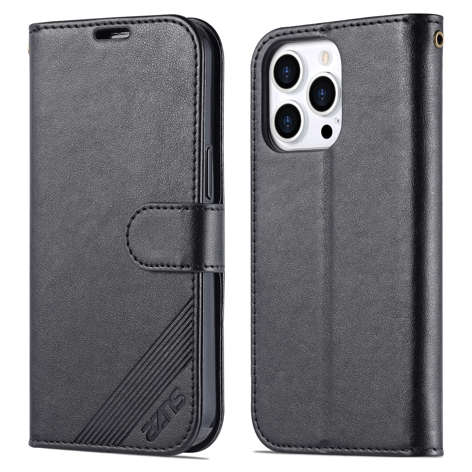 AZNS PU Leder -telefonabdeckung Für Iphone 15 Pro, Vollschutz Telefonhülle Mit Stand Wallet - Schwarz, iPhone 15 Pro
AZNS PU Leder -telefonabdeckung Für Iphone 15 Pro, Vollschutz Telefonhülle Mit Stand Wallet - Schwarz, iPhone 15 Pro