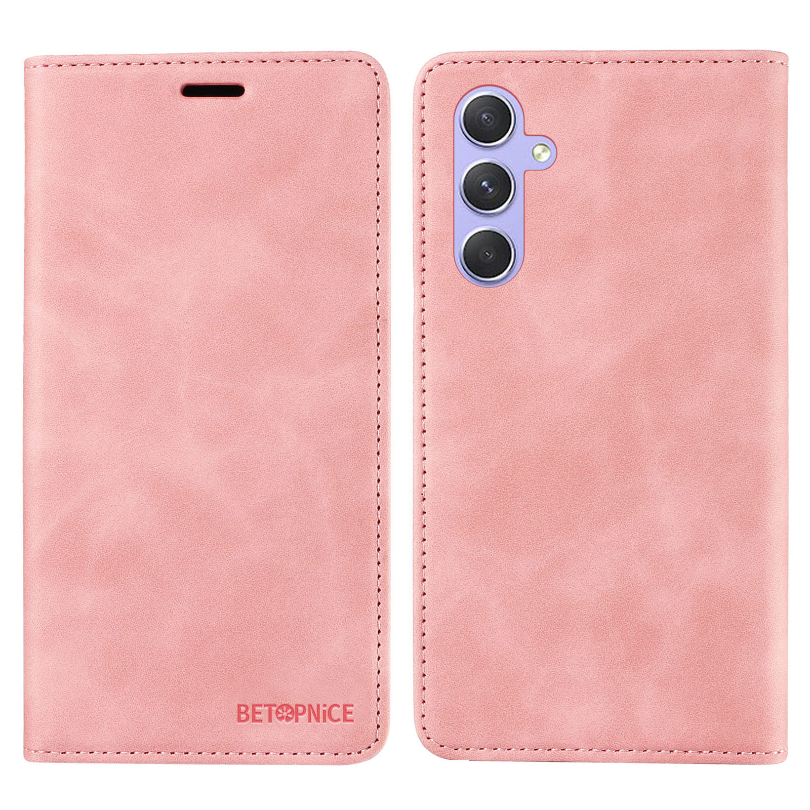 Betopnice 003 Telefonständer Cover Für Samsung Galaxy A54 5g, Anti-staub-brieftasche RFID Blockierende Pu-lederhülle - Rosa, Galaxy A54 5G
Betopnice 003 Telefonständer Cover Für Samsung Galaxy A54 5g, Anti-staub-brieftasche RFID Blockierende Pu-lederhülle - Rosa, Galaxy A54 5G