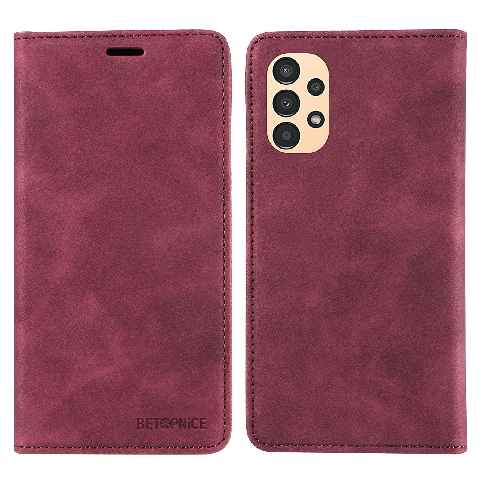 Betopnice 003 Samsung Galaxy A13 4G / A13 5G / A04s 4G / M13 5G / A04 4G Phone Case Wallet RFID -blockierungsabdeckung - Rot, Galaxy A13 4G
Betopnice 003 Samsung Galaxy A13 4G / A13 5G / A04s 4G / M13 5G / A04 4G Phone Case Wallet RFID -blockierungsabdeckung - Rot, Galaxy A13 4G