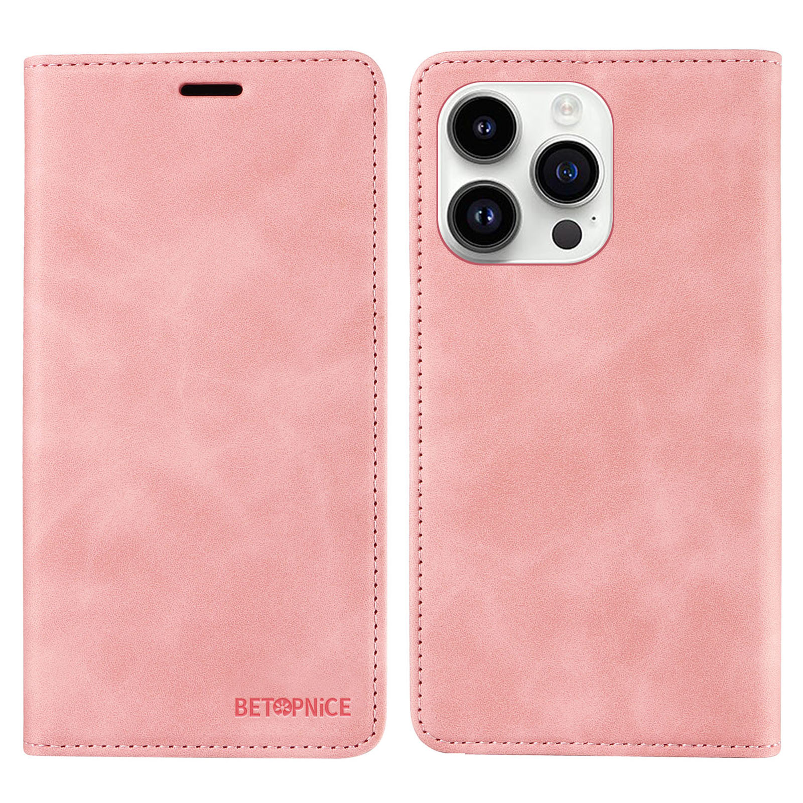 Betopnice 003 Schockfeste Brieftaschenhülle Für Iphone 14 Pro RFID Blockierende PU -lederständer Telefonabdeckung - Rosa, iPhone 14 Pro
Betopnice 003 Schockfeste Brieftaschenhülle Für Iphone 14 Pro RFID Blockierende PU -lederständer Telefonabdeckung - Rosa, iPhone 14 Pro