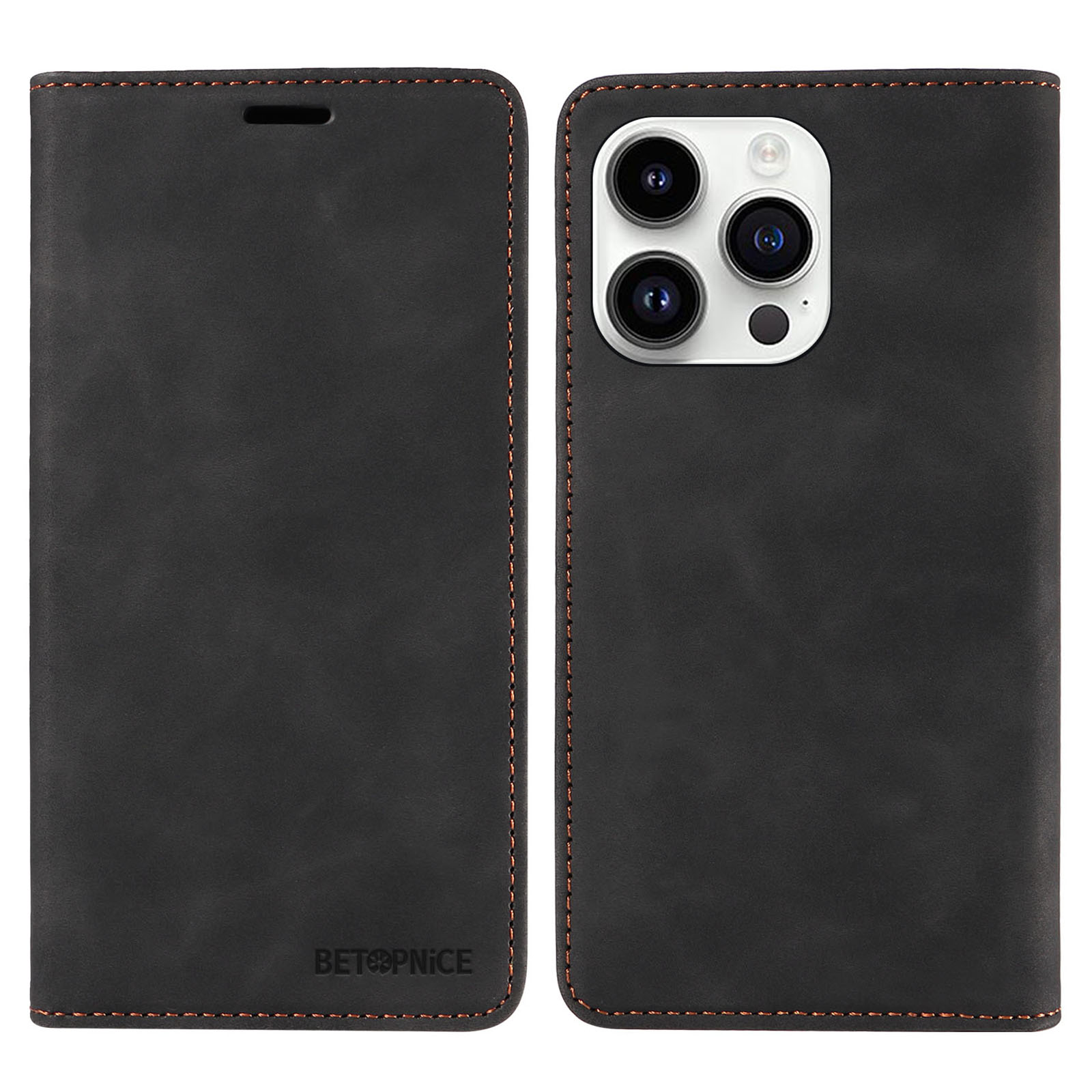 Betopnice 003 Für Iphone 15 Pro Slim-fit-deckung RFID Blocking Wallet Telefon PU Lederständer Shell - Schwarz, iPhone 15 Pro
Betopnice 003 Für Iphone 15 Pro Slim-fit-deckung RFID Blocking Wallet Telefon PU Lederständer Shell - Schwarz, iPhone 15 Pro