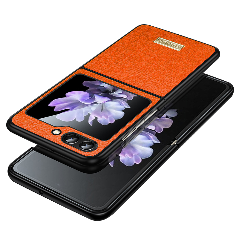 Sulada Für Samsung Galaxy Z Flip5 5G Slim-fit-telefonhülle Pu-lederbeschichteter PC + TPU Litchi Texturabdeckung - Orange, Galaxy Z Flip5 5G
Sulada Für Samsung Galaxy Z Flip5 5G Slim-fit-telefonhülle Pu-lederbeschichteter PC + TPU Litchi Texturabdeckung - Orange, Galaxy Z Flip5 5G