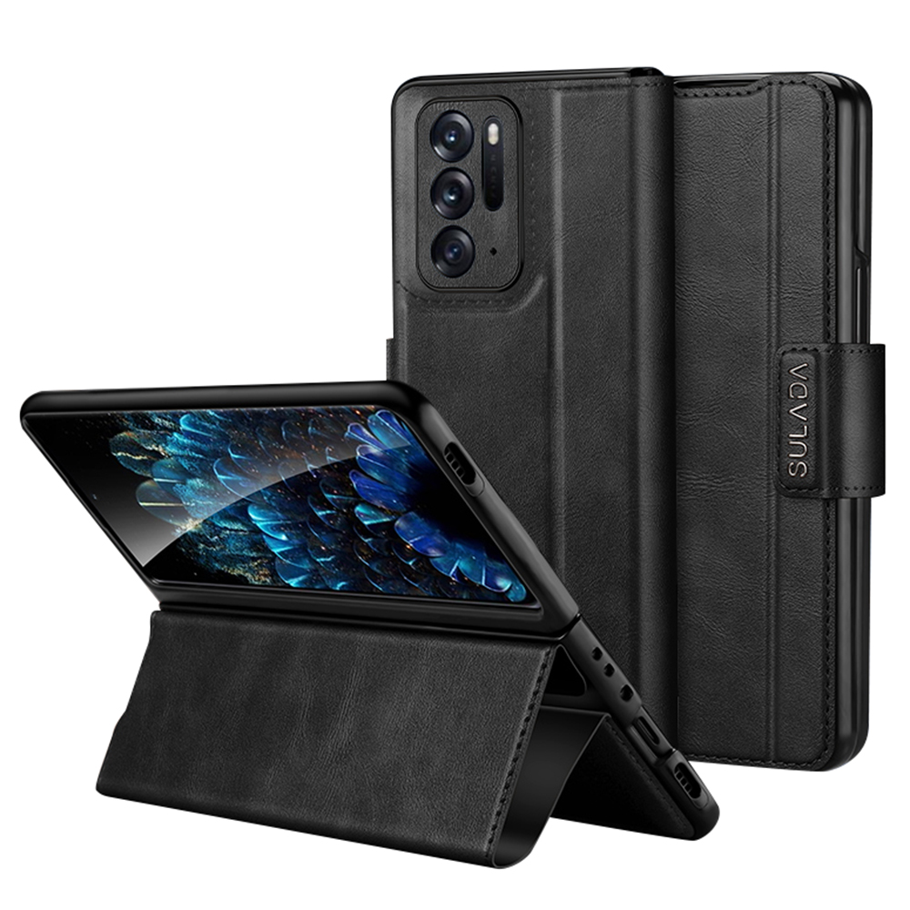 Sulada Für Oppo Finden Sie N Schutzhülle PU Leder+pc Cover Anti-drop-stand-telefongehäuse - Schwarz, Oppo Find N
Sulada Für Oppo Finden Sie N Schutzhülle PU Leder+pc Cover Anti-drop-stand-telefongehäuse - Schwarz, Oppo Find N