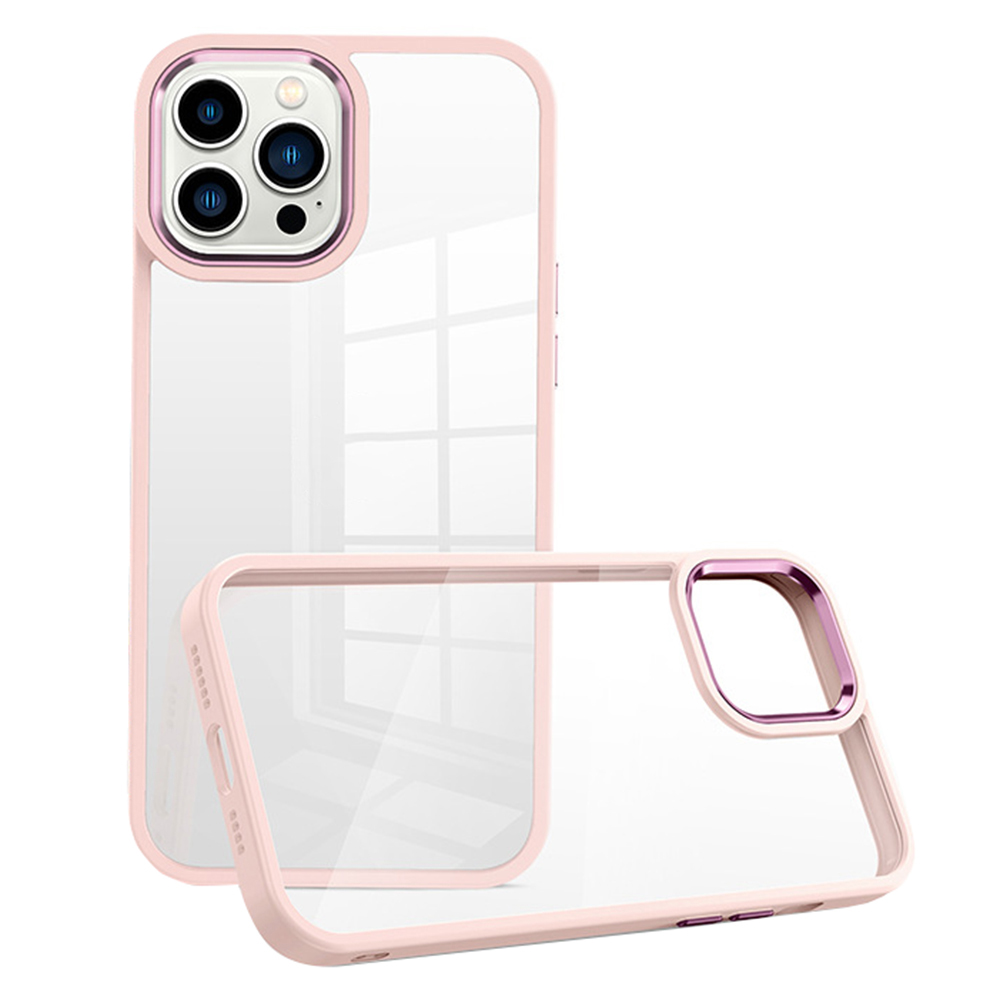 Für Das Iphone 14 Pro PC+TPU Clear Case Metal Camera Frame Protective Phone Deckung - Rosa, iPhone 14 Pro
Für Das Iphone 14 Pro PC+TPU Clear Case Metal Camera Frame Protective Phone Deckung - Rosa, iPhone 14 Pro