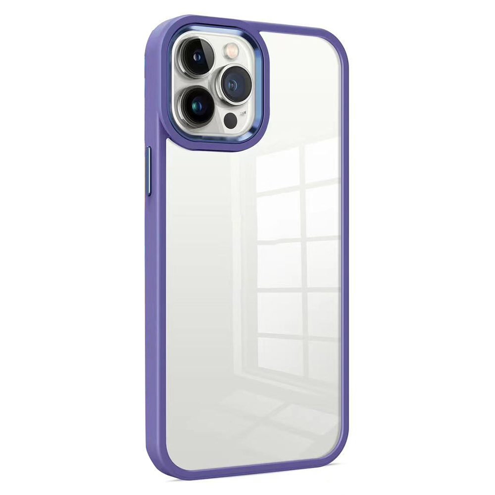 Für Das Iphone 12 Pro Max PC+TPU Dual Layer Schockdockiger Abdeckungsrahmen Clear Back Phone Hülle - Dunkelviolett, iPhone 12 Pro Max
Für Das Iphone 12 Pro Max PC+TPU Dual Layer Schockdockiger Abdeckungsrahmen Clear Back Phone Hülle - Dunkelviolett, iPhone 12 Pro Max