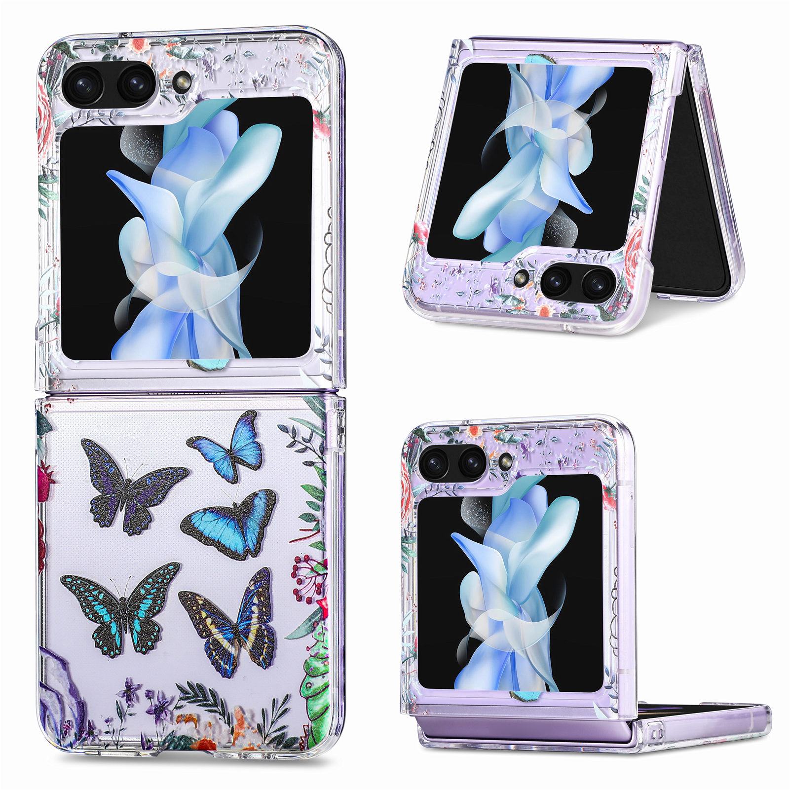 Für Samsung Galaxy Z Flip5 5G Hard PC Phone Case Butterfly Muster Druckschockdelie -telefonabdeckung - Blau, Galaxy Z Flip5 5G
Für Samsung Galaxy Z Flip5 5G Hard PC Phone Case Butterfly Muster Druckschockdelie -telefonabdeckung - Blau, Galaxy Z Flip5 5G