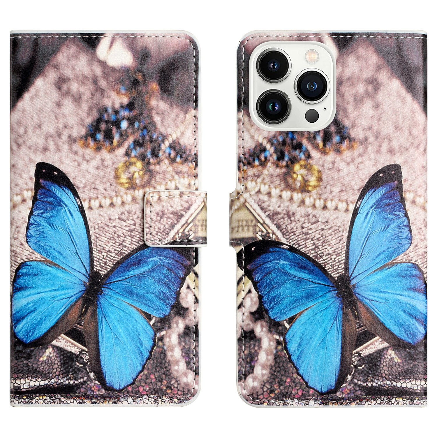 Für Das Iphone 15 Pro Leather Handy -mobilfunk -muster -druckständer Brieftasche Flip -abdeckung - Blauer Schmetterling, iPhone 15 Pro
Für Das Iphone 15 Pro Leather Handy -mobilfunk -muster -druckständer Brieftasche Flip -abdeckung - Blauer Schmetterling, iPhone 15 Pro